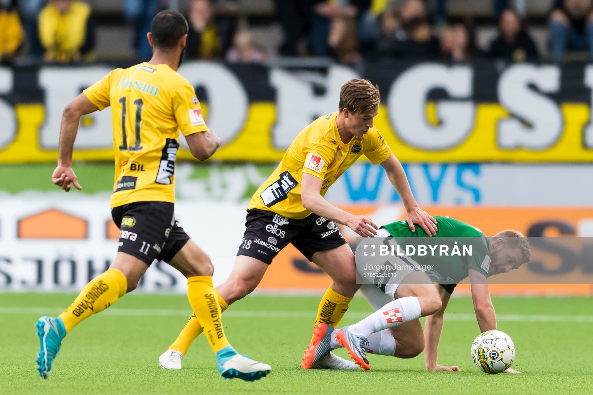 Jönköpings Stefan Karlsson och Elfsborgs Simon Olsson