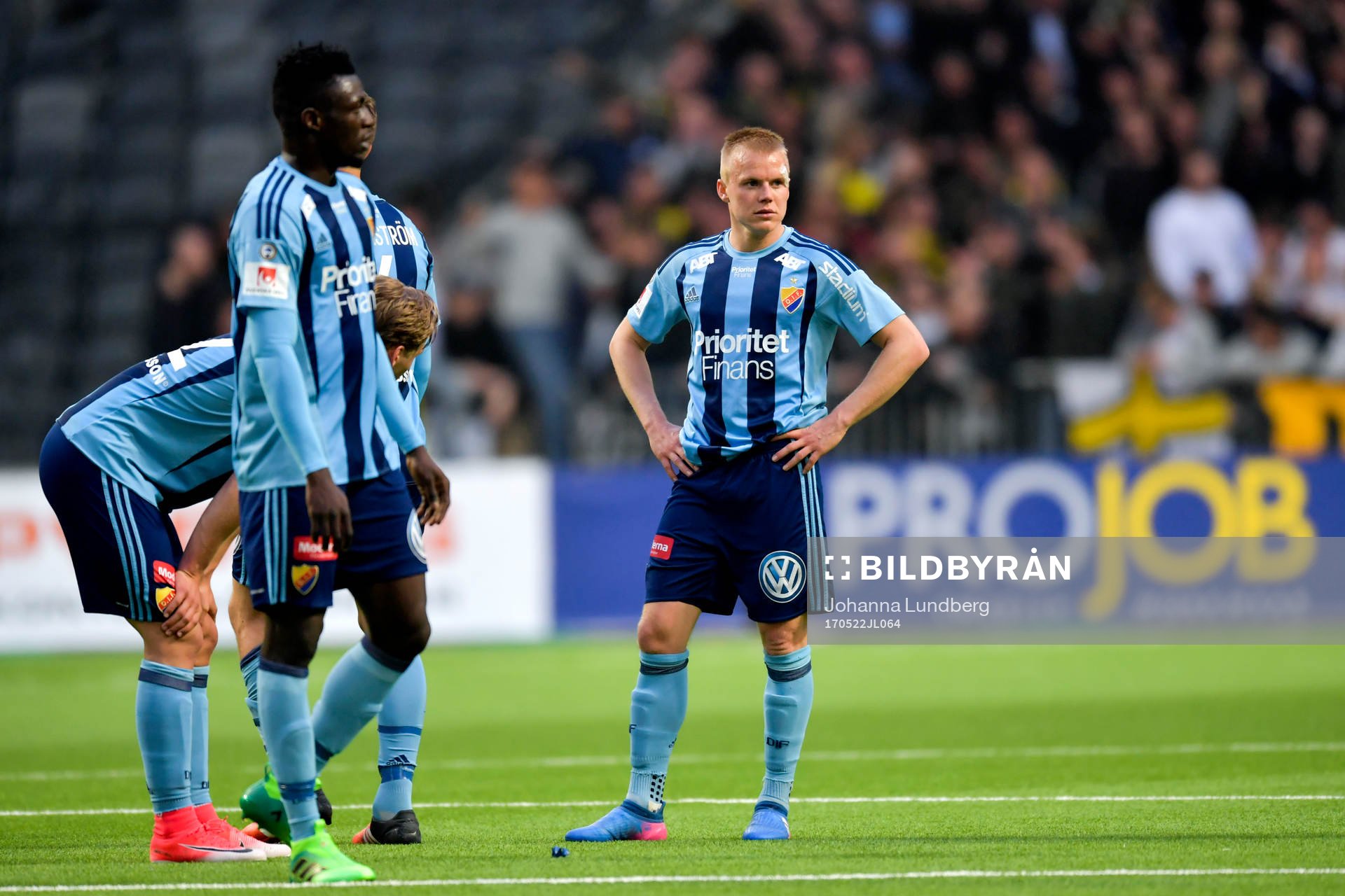 Djurgårdens spelare deppar