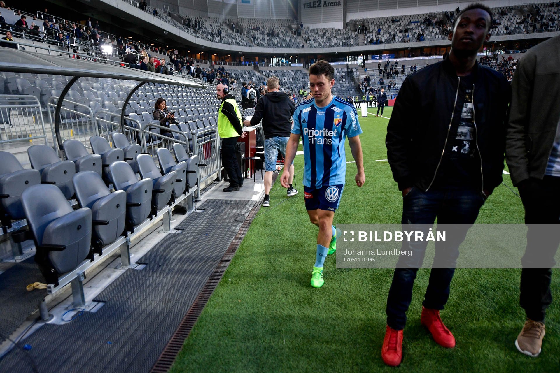 Djurgårdens Kerim Mrabti deppar