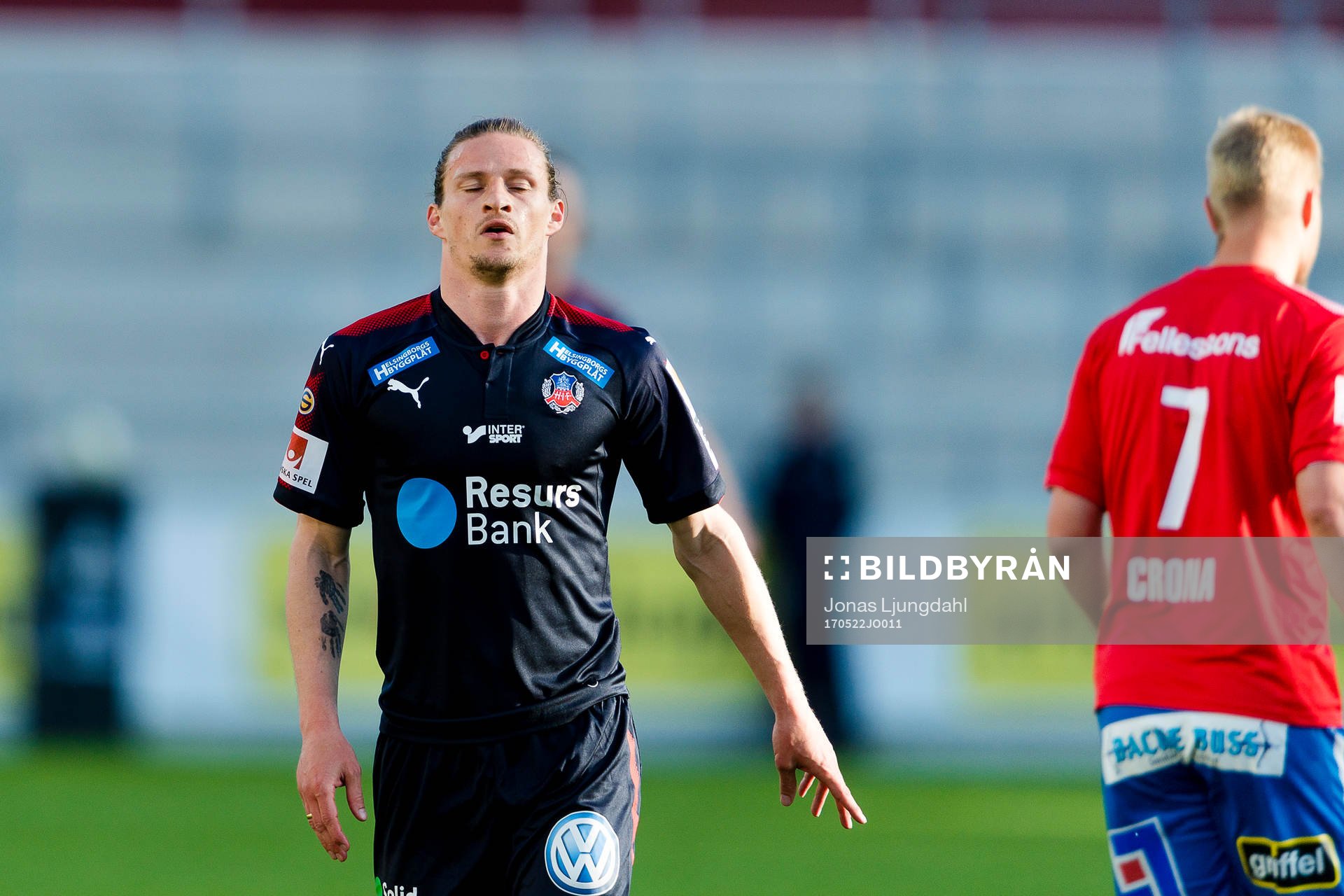 Helsingborgs Jesper Lange deppar
