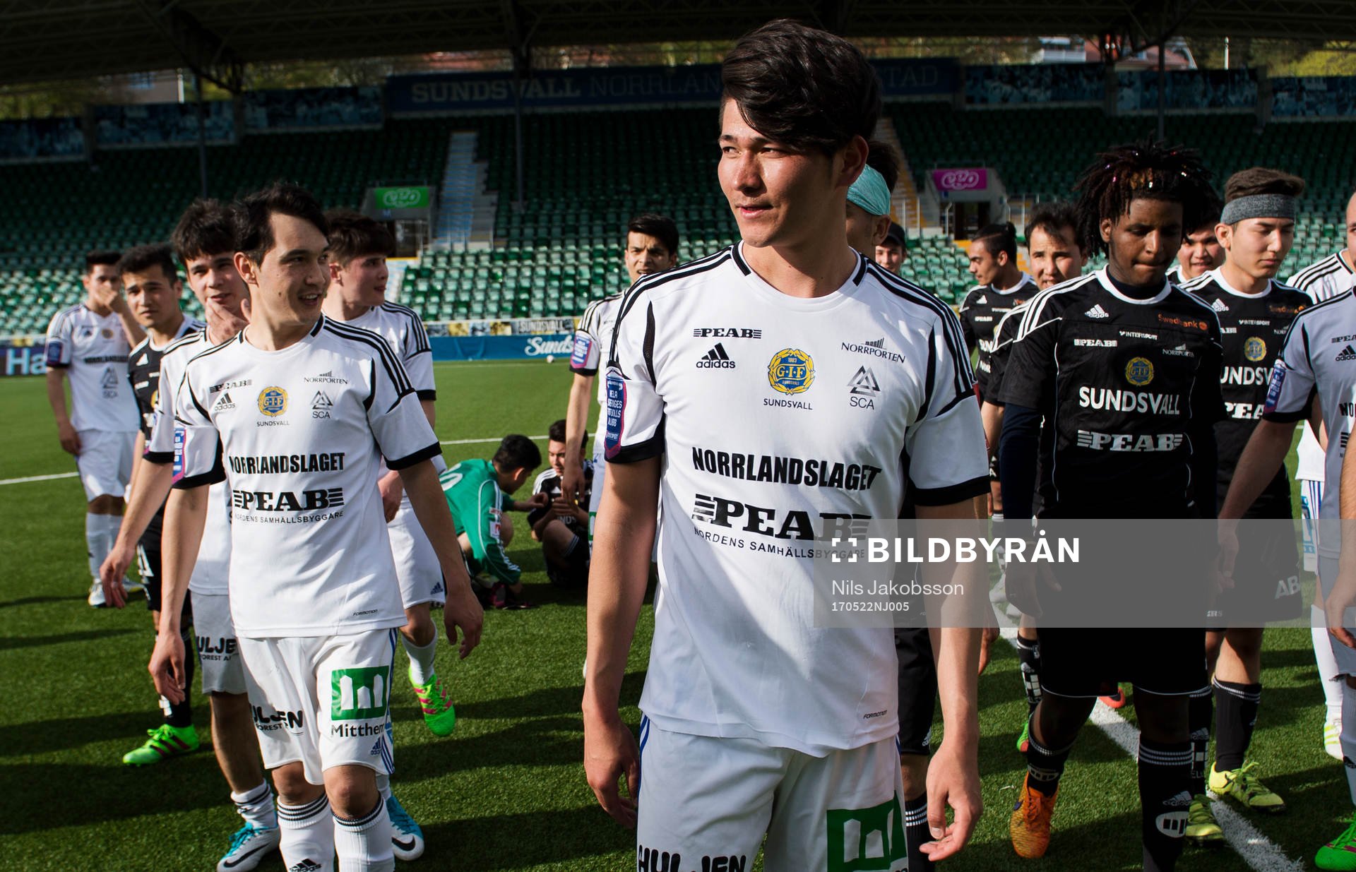 under fotbollsmatchen i Allsvenskan mellan GIF Sundsvall