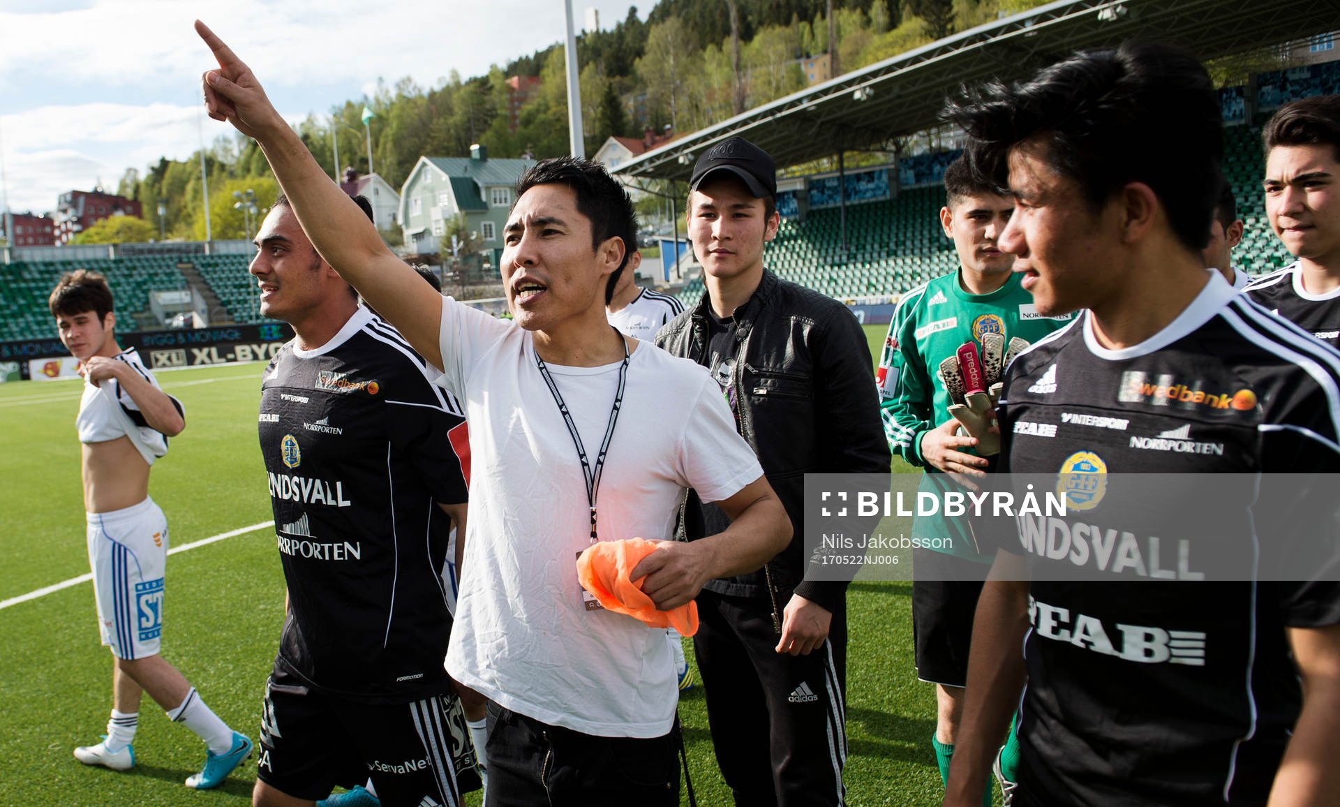 under fotbollsmatchen i Allsvenskan mellan GIF Sundsvall