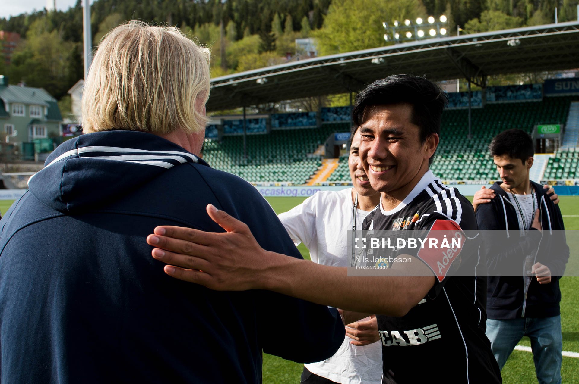 under fotbollsmatchen i Allsvenskan mellan GIF Sundsvall