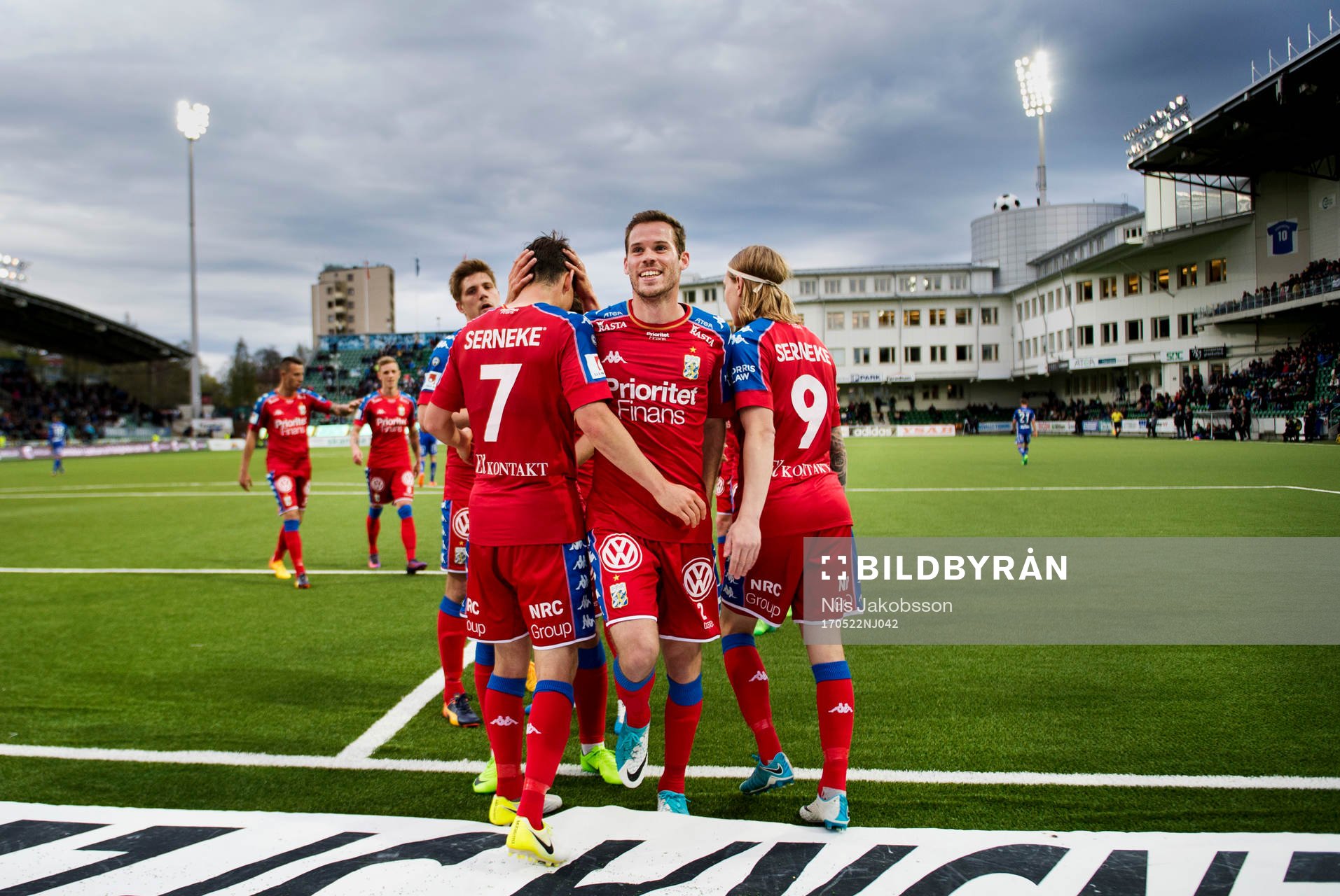 IFK Göteborgs Mads Albaek, Emil Salomonsson och Elias Mar