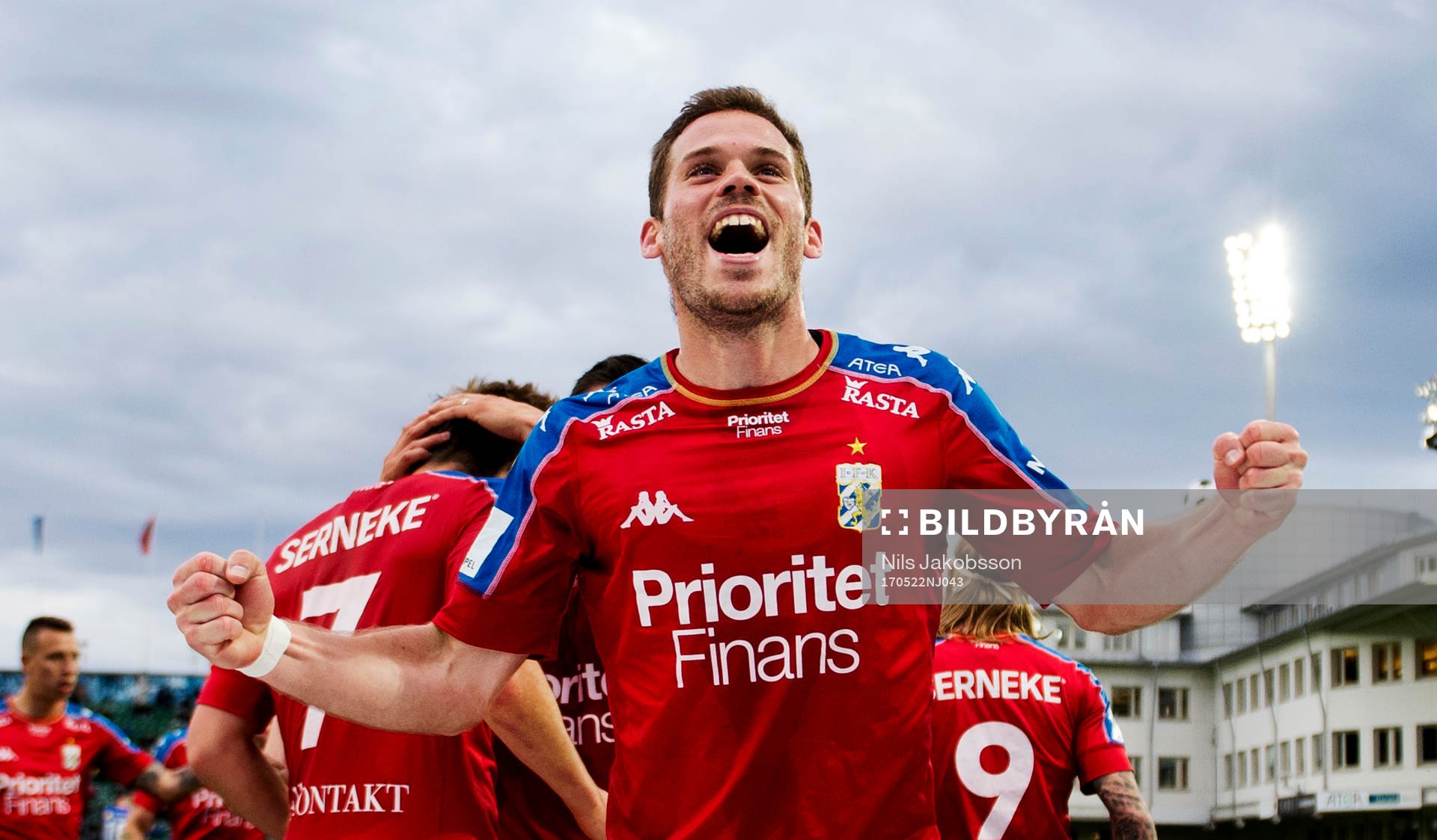 IFK Göteborgs Emil Salomonsson jublar
