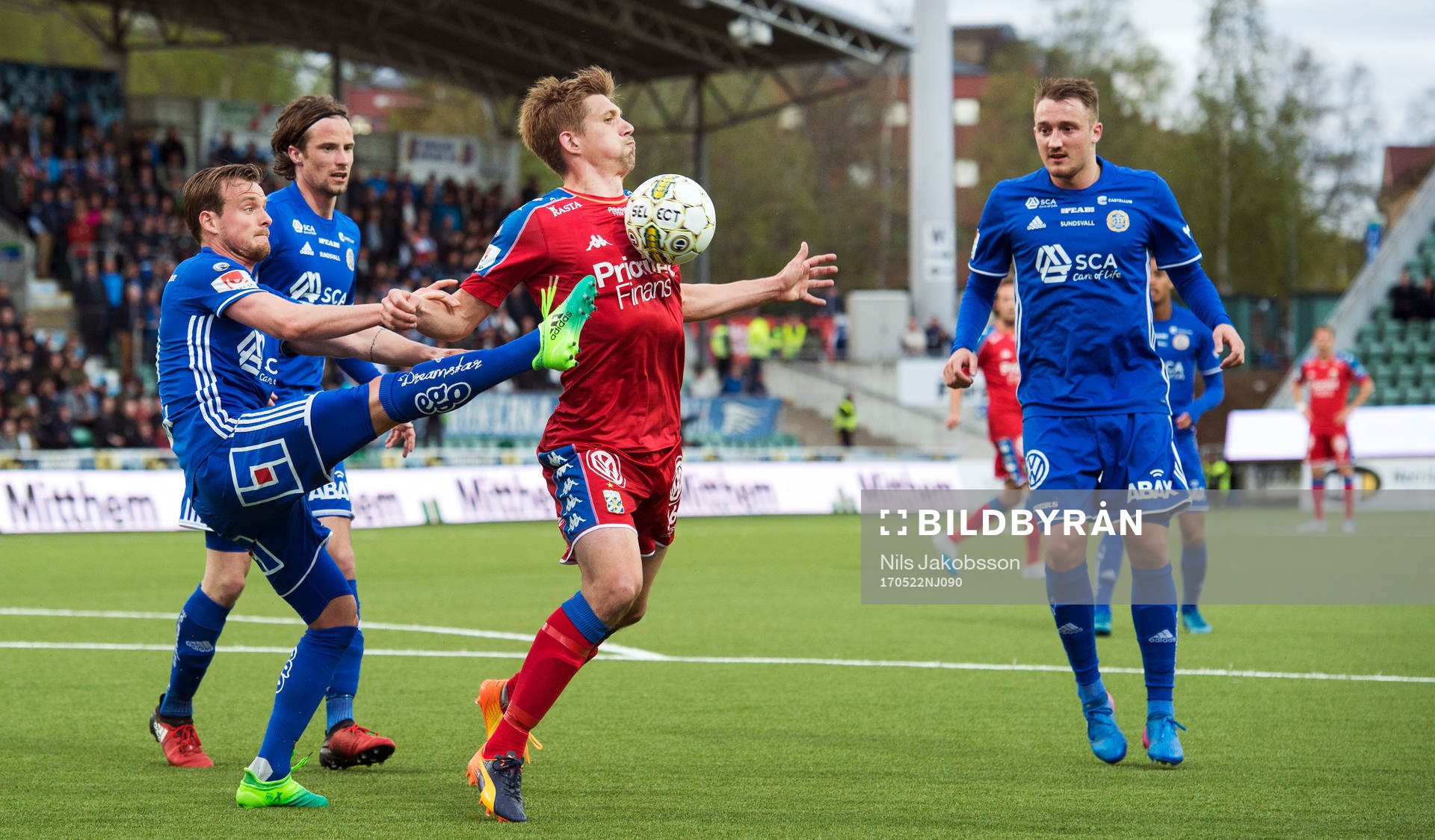 Sundsvalls Eric Larsson, Linus Hallenius, Smajl Suljevic