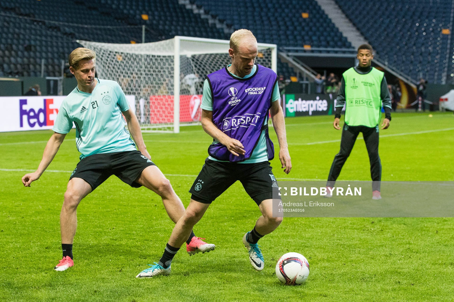 Ajax Frenkie de Jong och Davy Klaassen