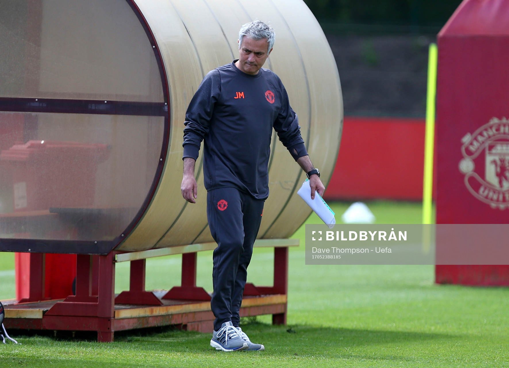 Jose Mourinho, Manager of Manchester United arrives prior