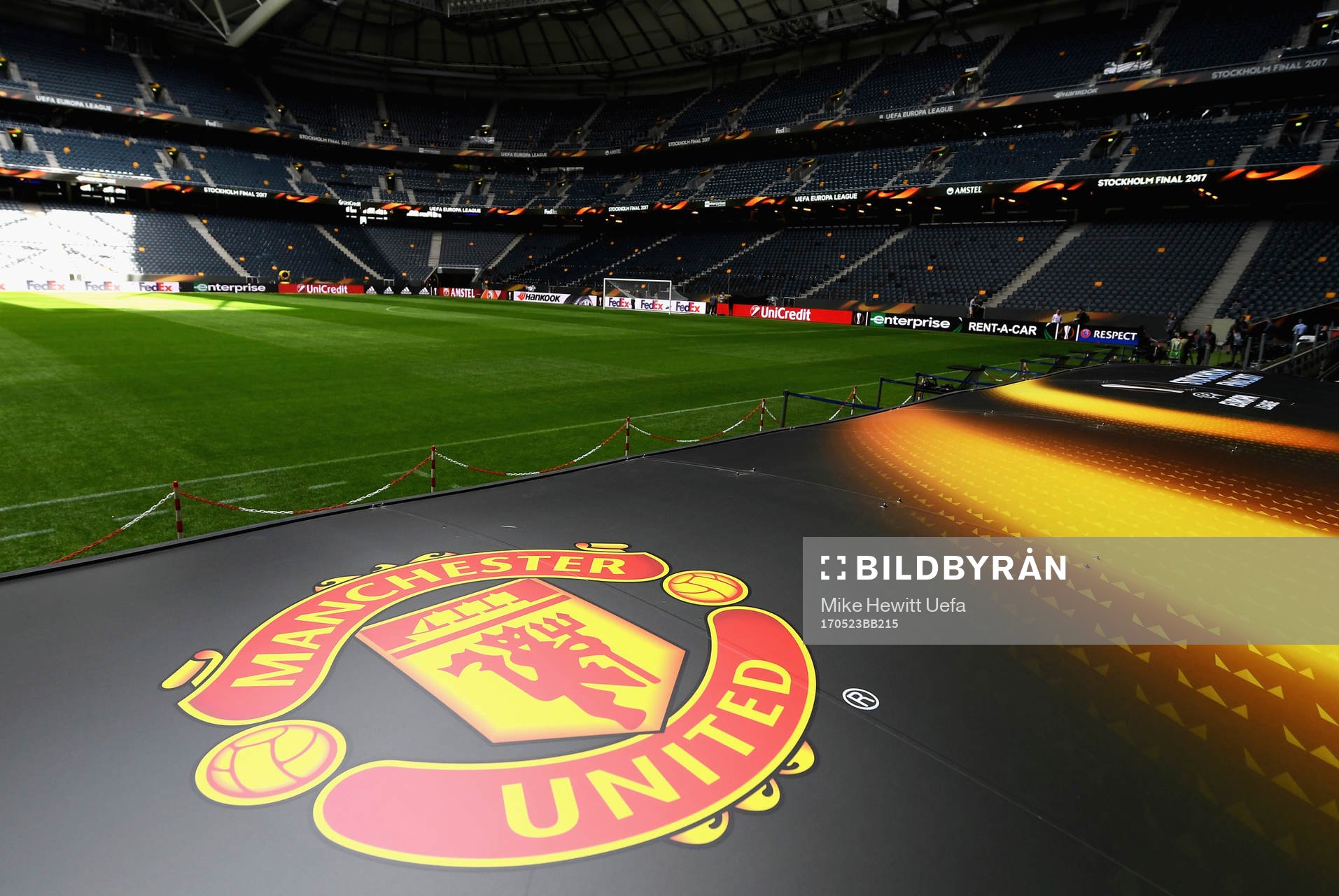 A view inside the stadium