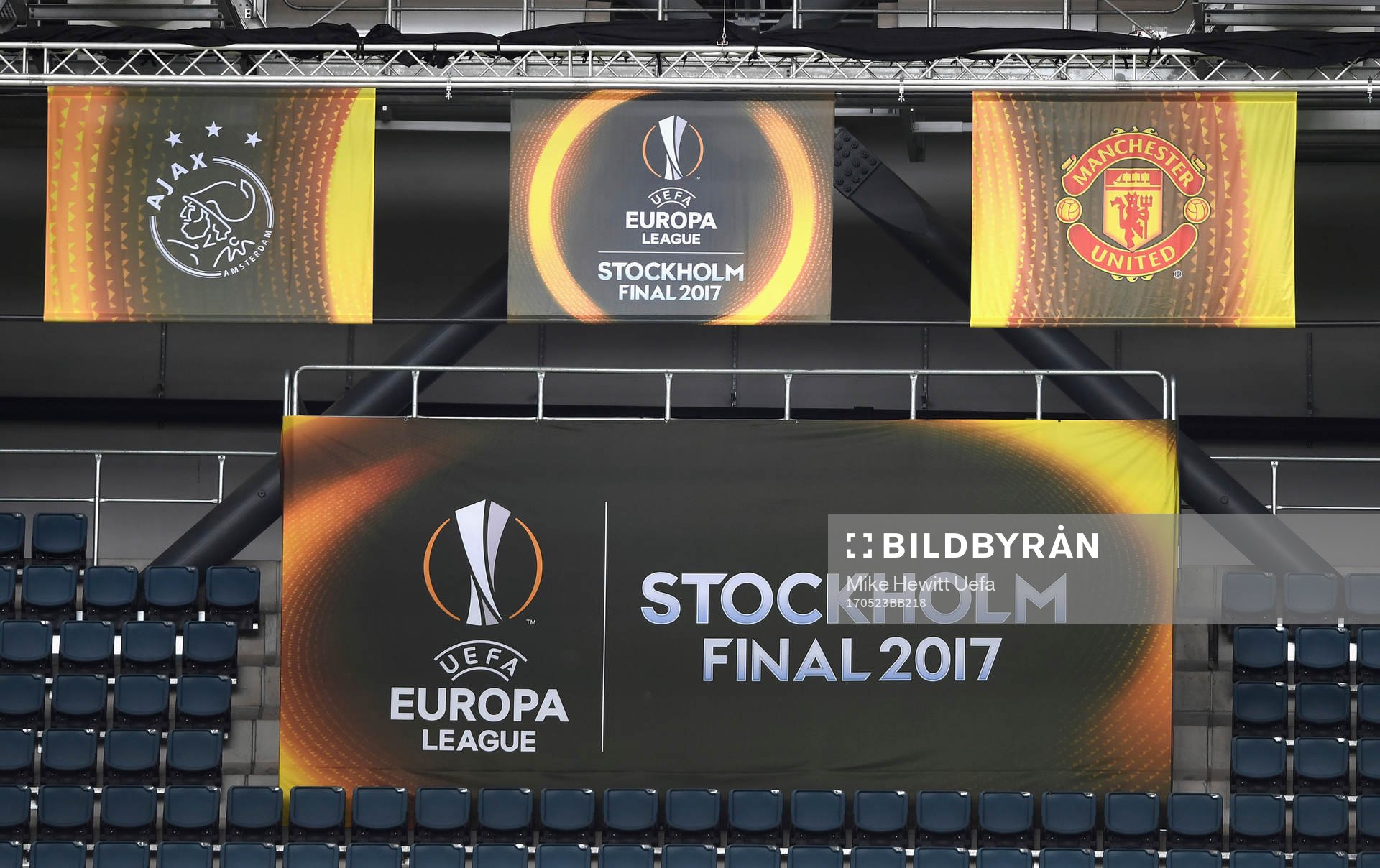 A view inside the stadium
