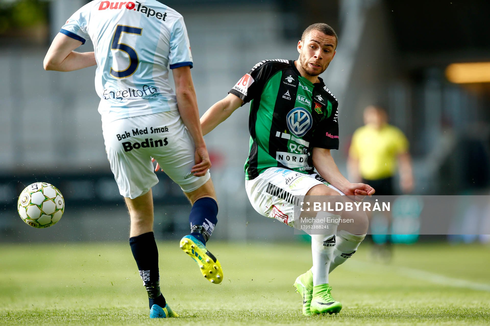 Gefles Jesper Björkman och GAIS Malkolm Moenza
