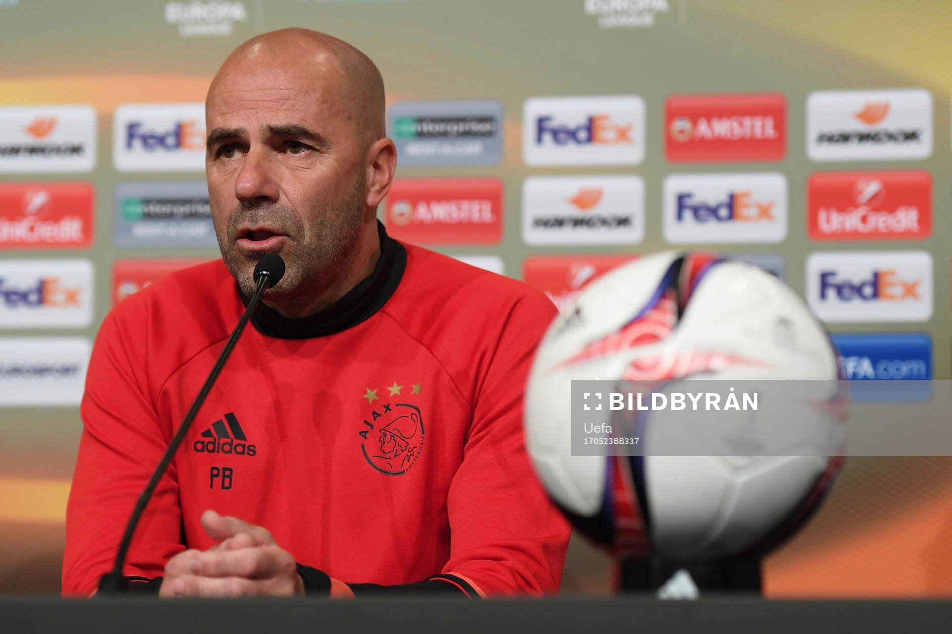 Ajax head coach Peter Bosz