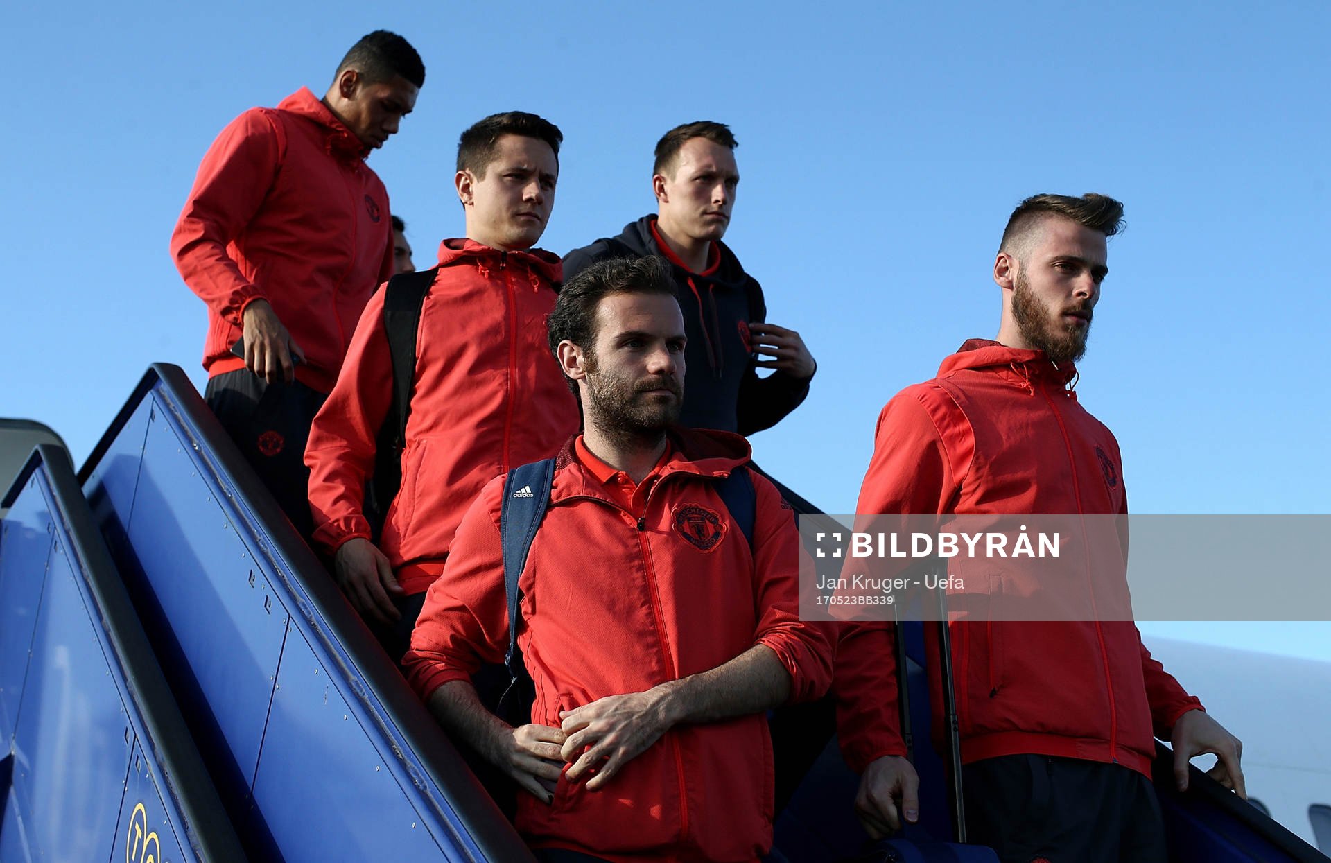 In this handout image provided by UEFA,  Juan Mata, David