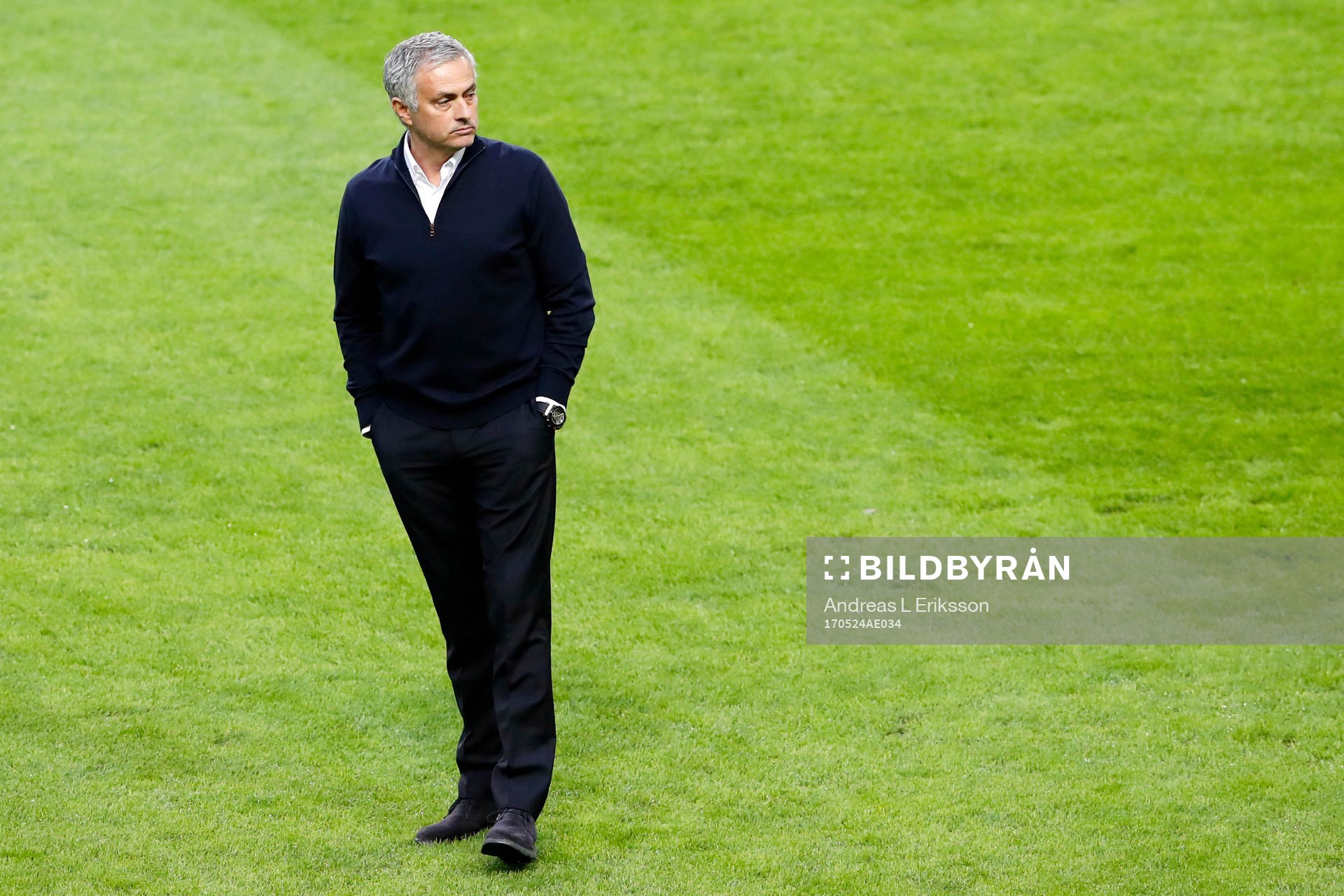 Manchester Uniteds tränare José Mourinho finalen i Europa