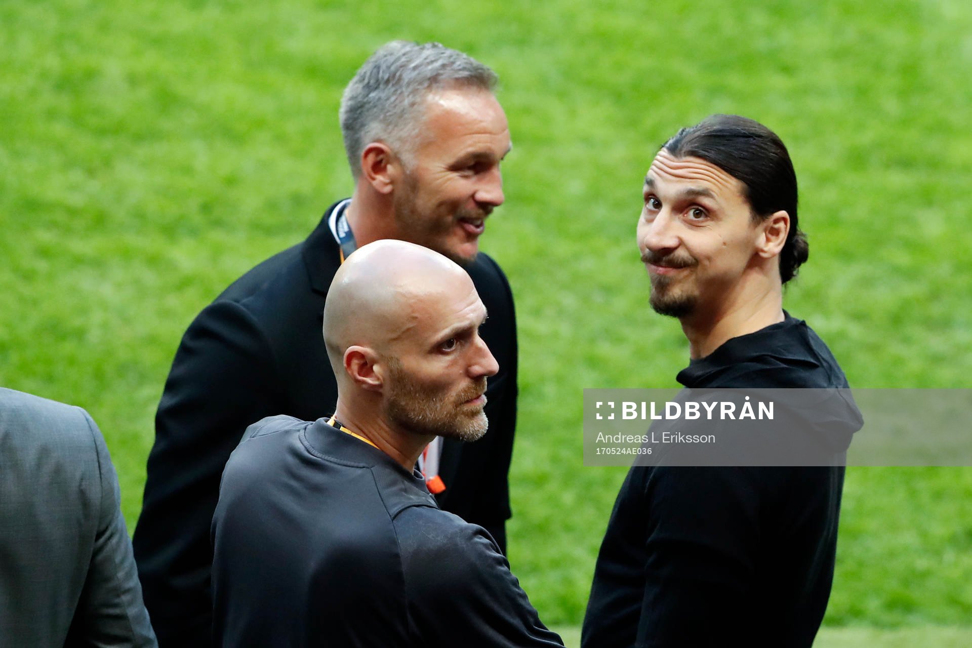 Patrik Andersson och Manchester Uniteds Zlatan Ibrahimovic