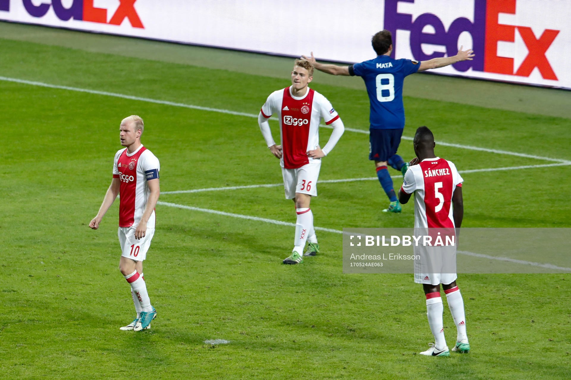 Ajax Davy Klaassen, Matthijs de Ligt och Davinson Sánchez