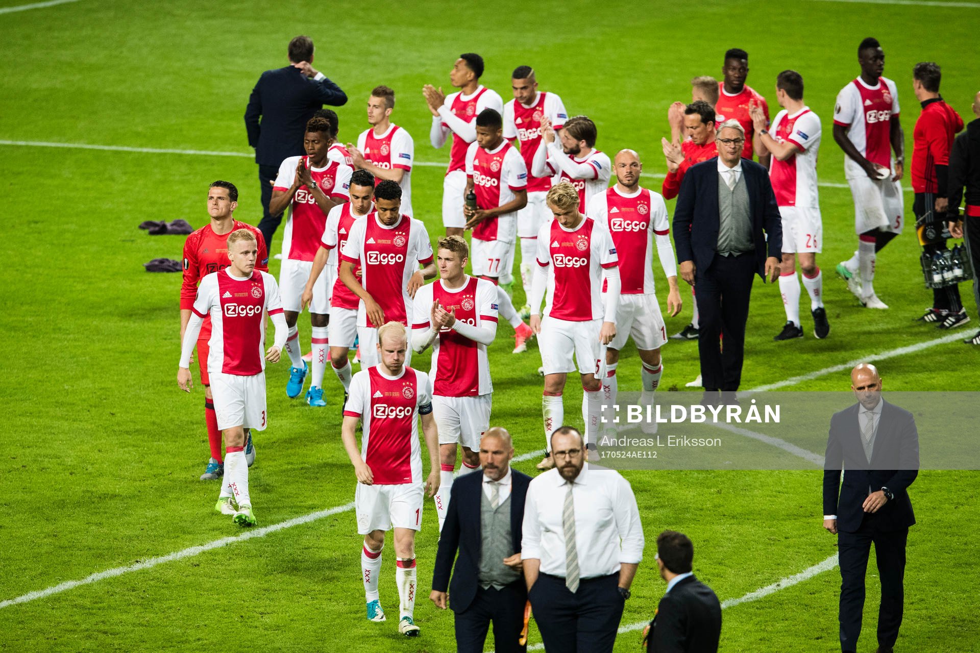 Ajax spelare deppar