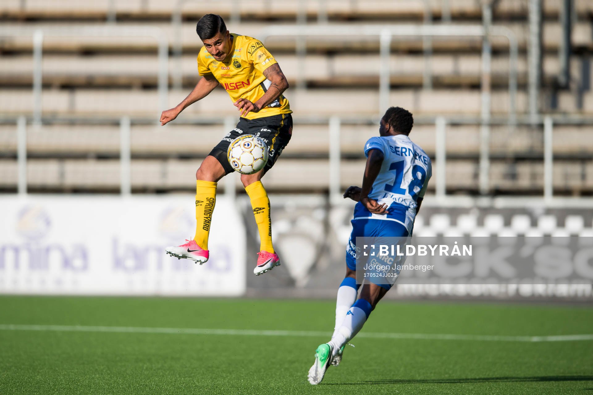 Elfsborgs Rami Kaib och IFK Göteborgs Lawson Sabah