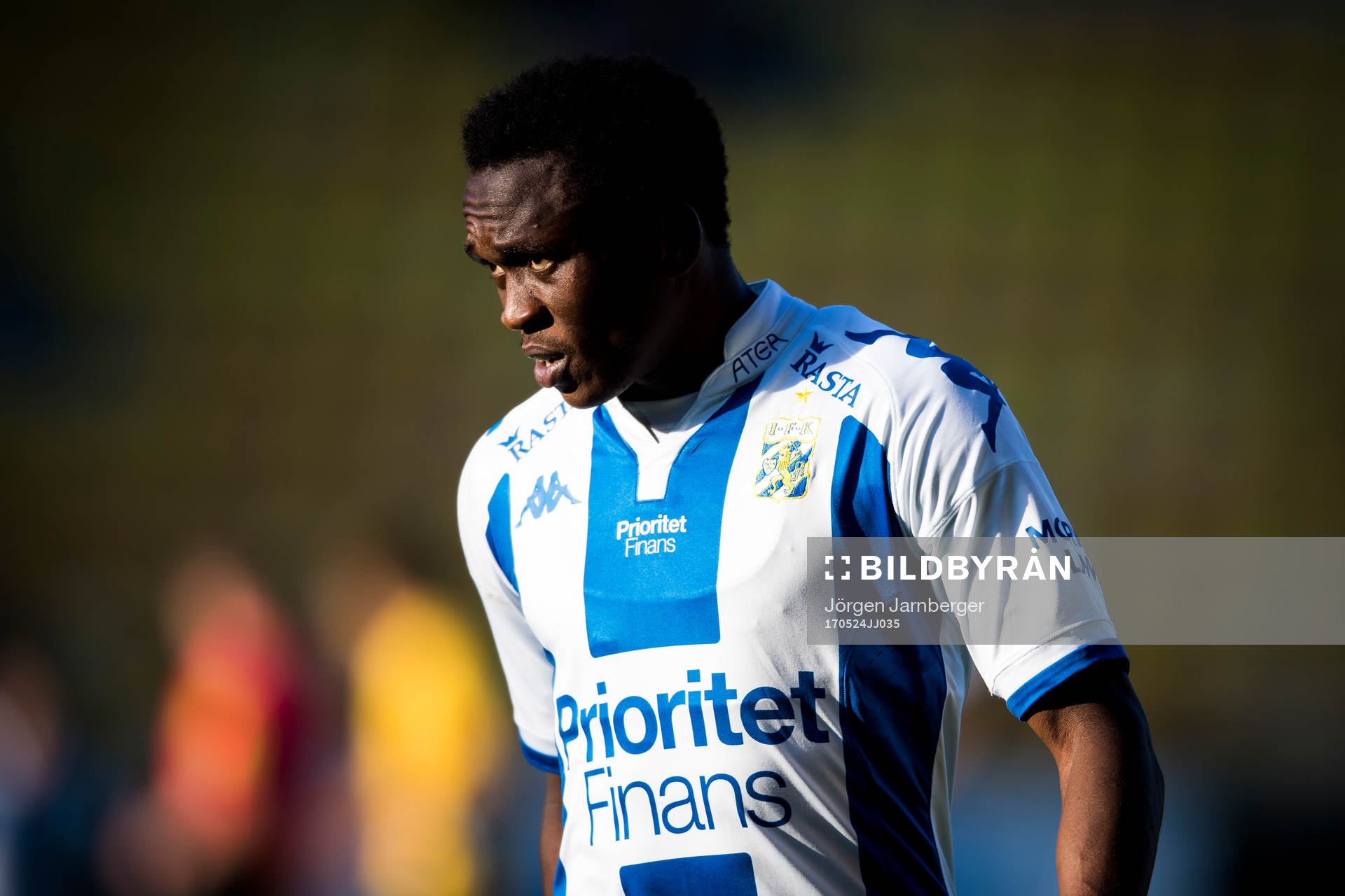 uIFK Göteborgs Lawson Sabah nder fotbollsmatchen i U21
