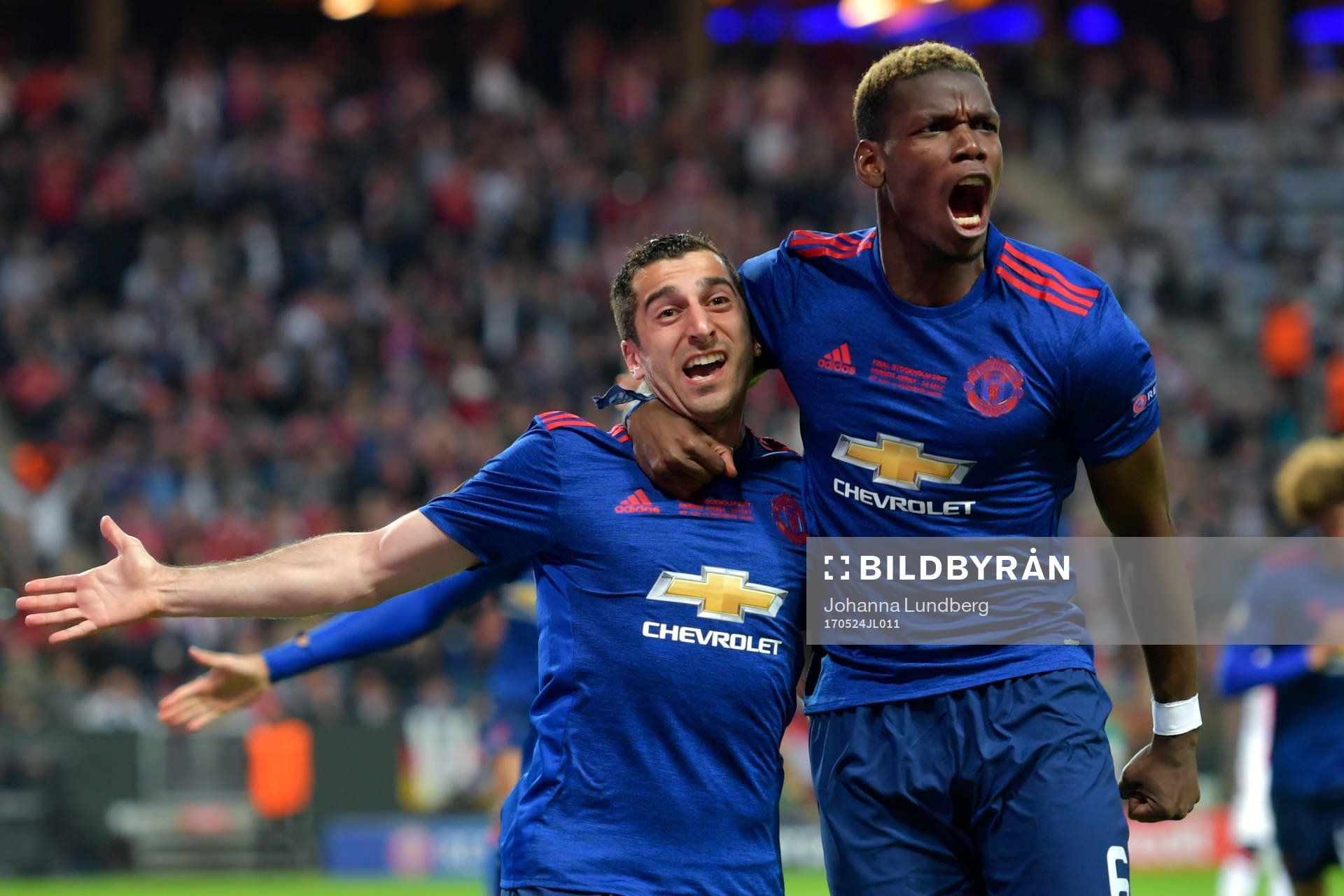 Manchester Uniteds målskytt till 0-2 Henrikh Mkhitaryan