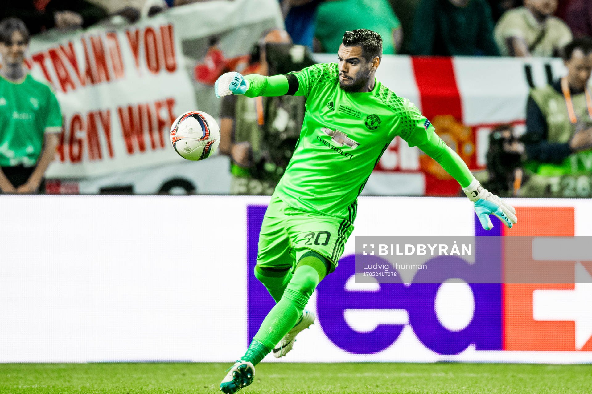 Manchester Uniteds målvakt Sergio Romero