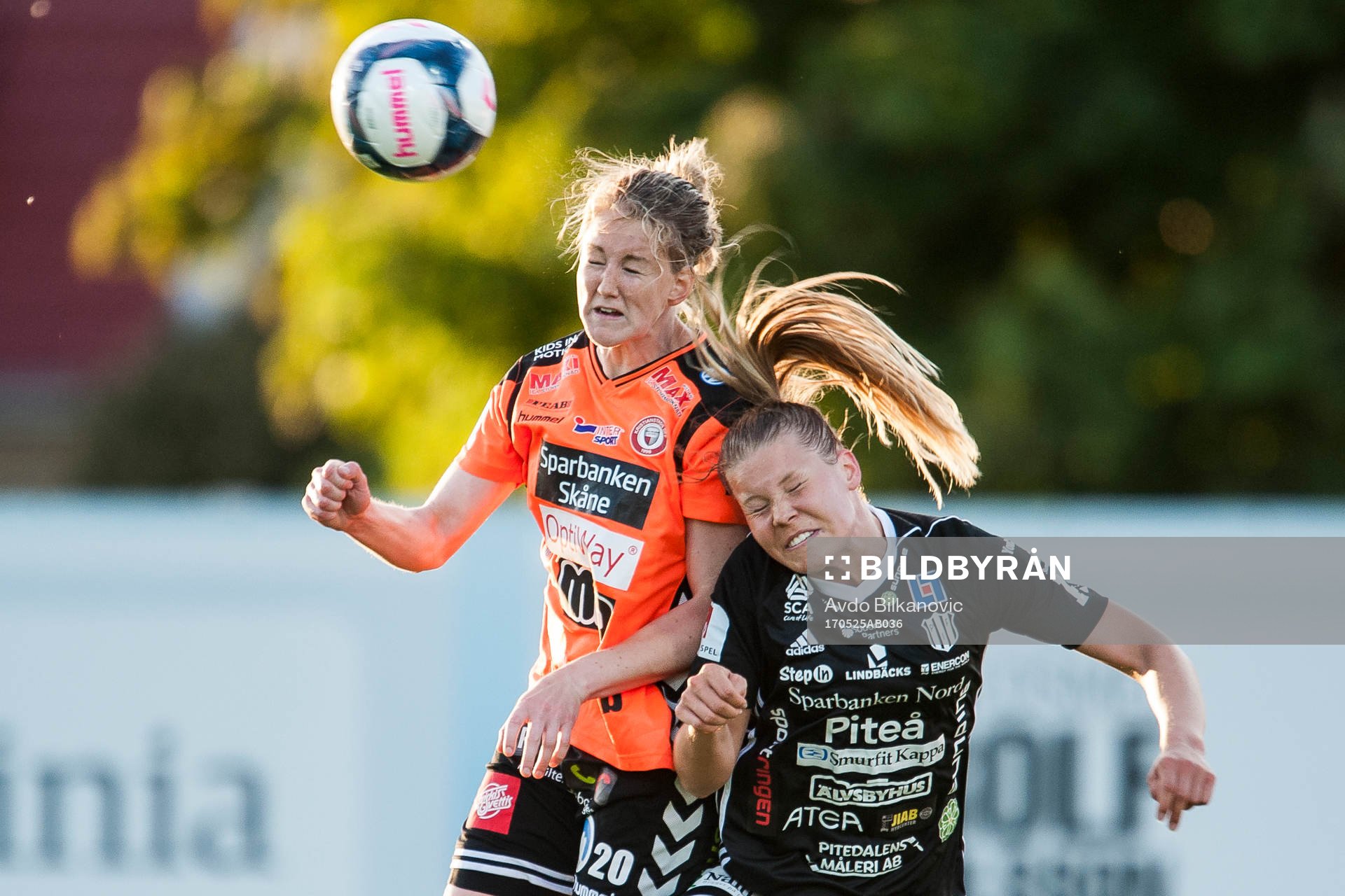 Kristianstads Mia Carlsson i nickduell mot Piteås Nina