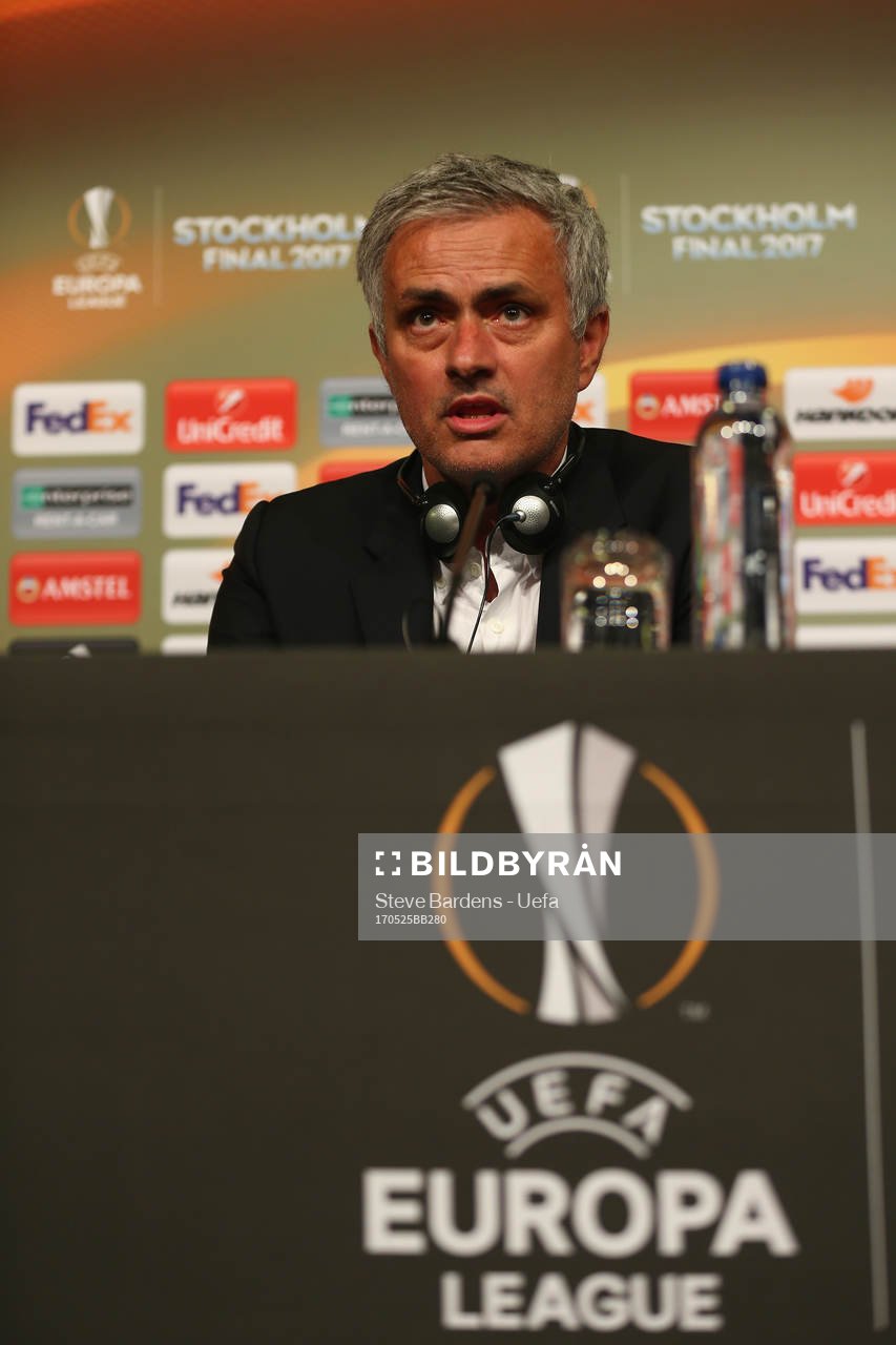 STOCKHOLM, SWEDEN - MAY 24: Jose Mourinho, Manager of