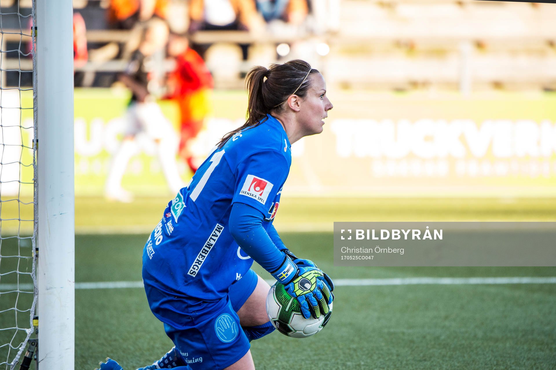 Örebros målvakt Carola Söberg