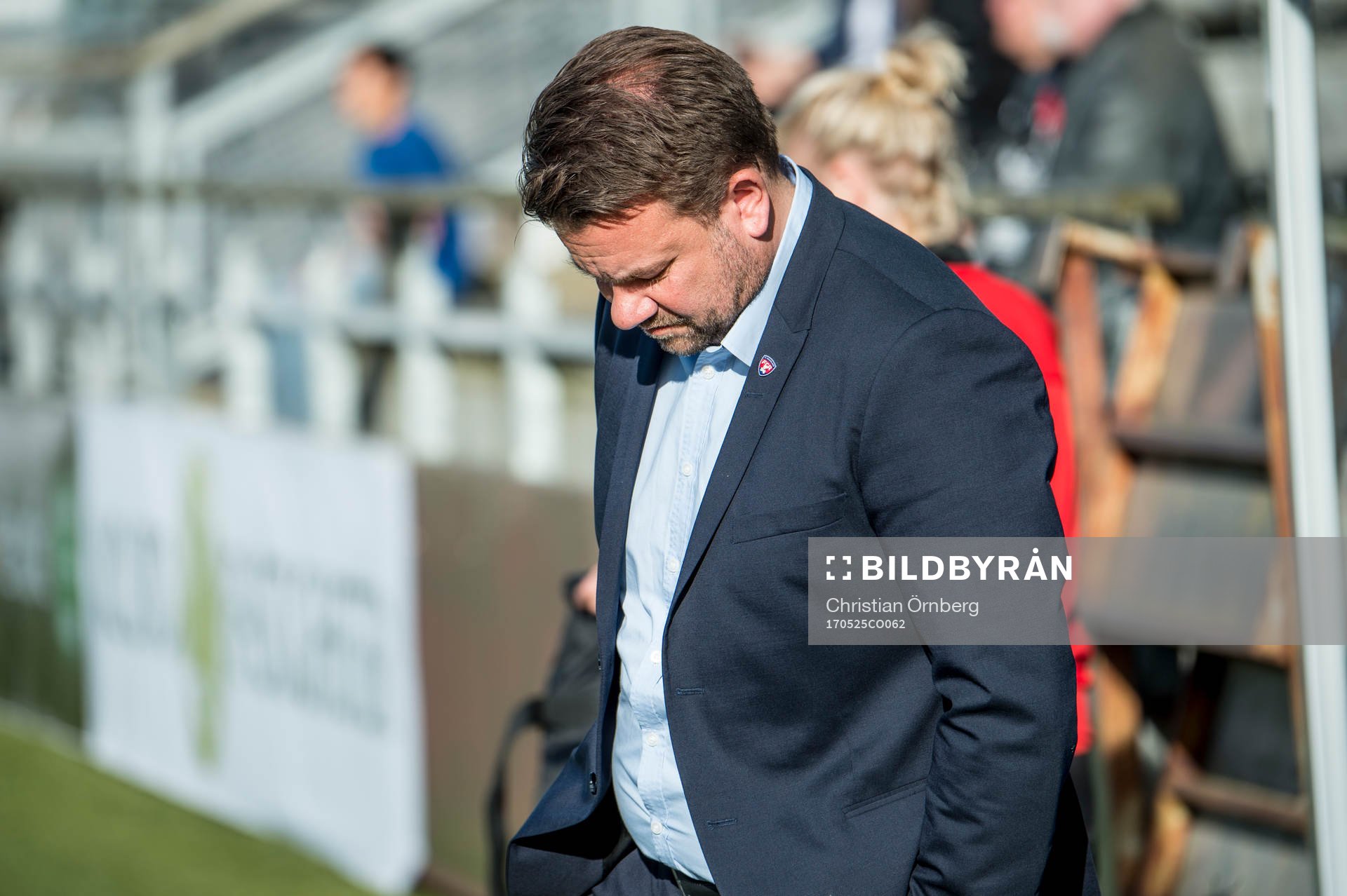 Rosengårds tränare Jack Majgaard Jensen deppar