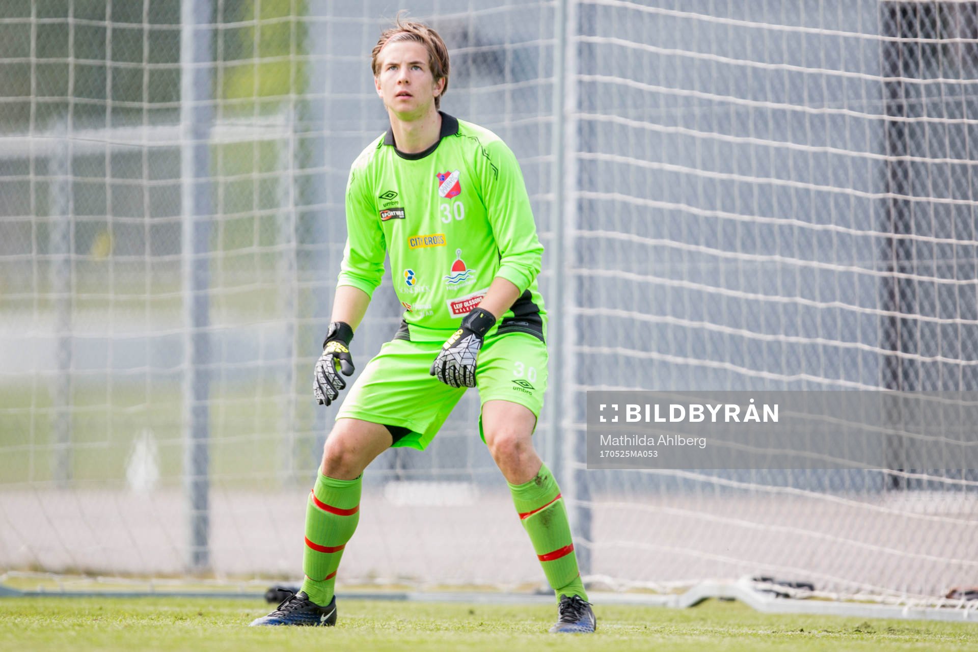 Höganäs målvakt Henrik Timgren