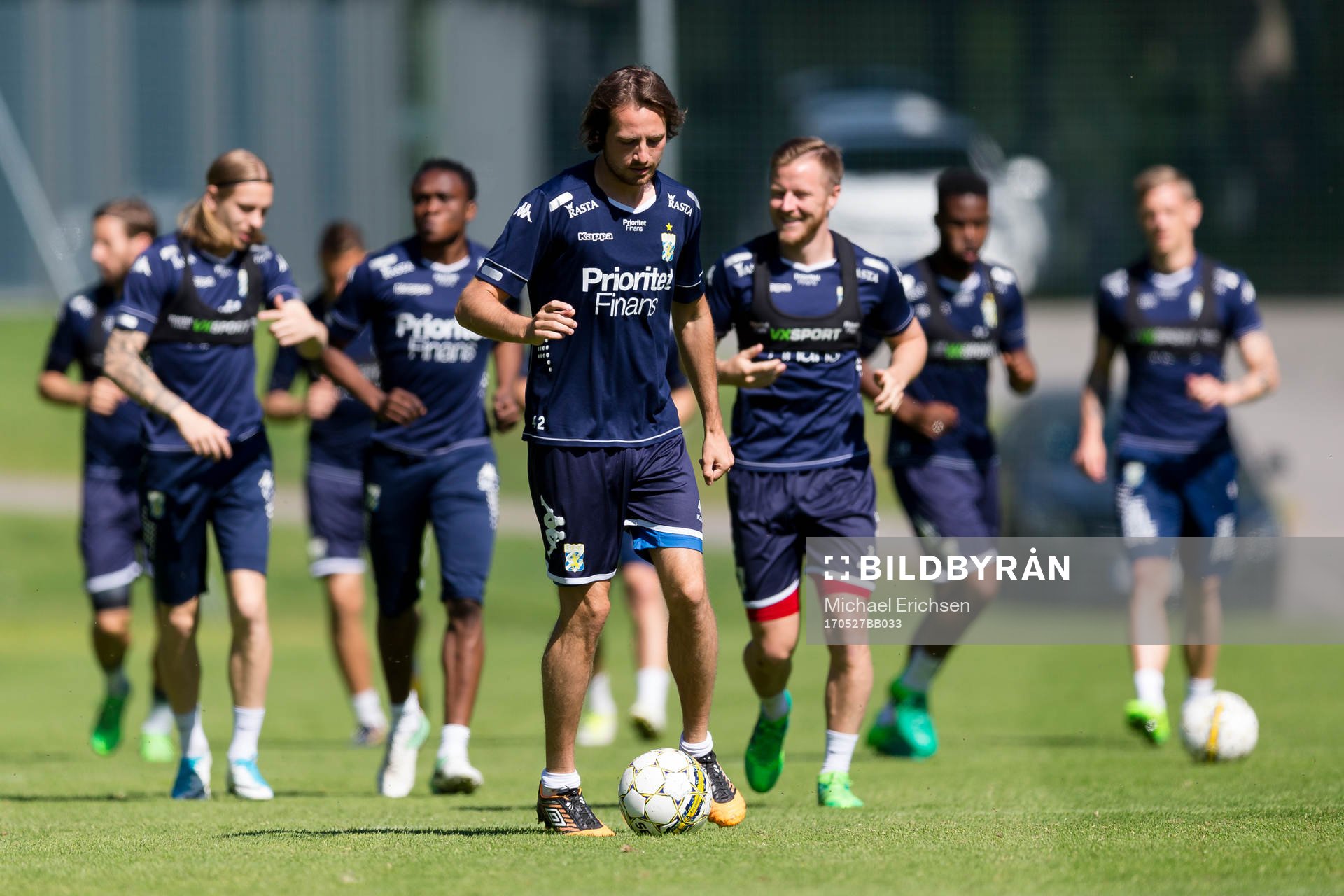 IFK Göteborgs Mikkel Diskerud under en träning med IFK Göteborg den 27 maj 2017 i Göteborg.