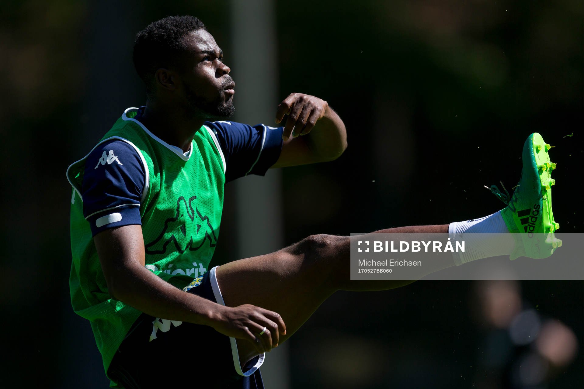 IFK Göteborgs Abdul Razak under en träning med IFK Göteborg den 27 maj 2017 i Göteborg.
