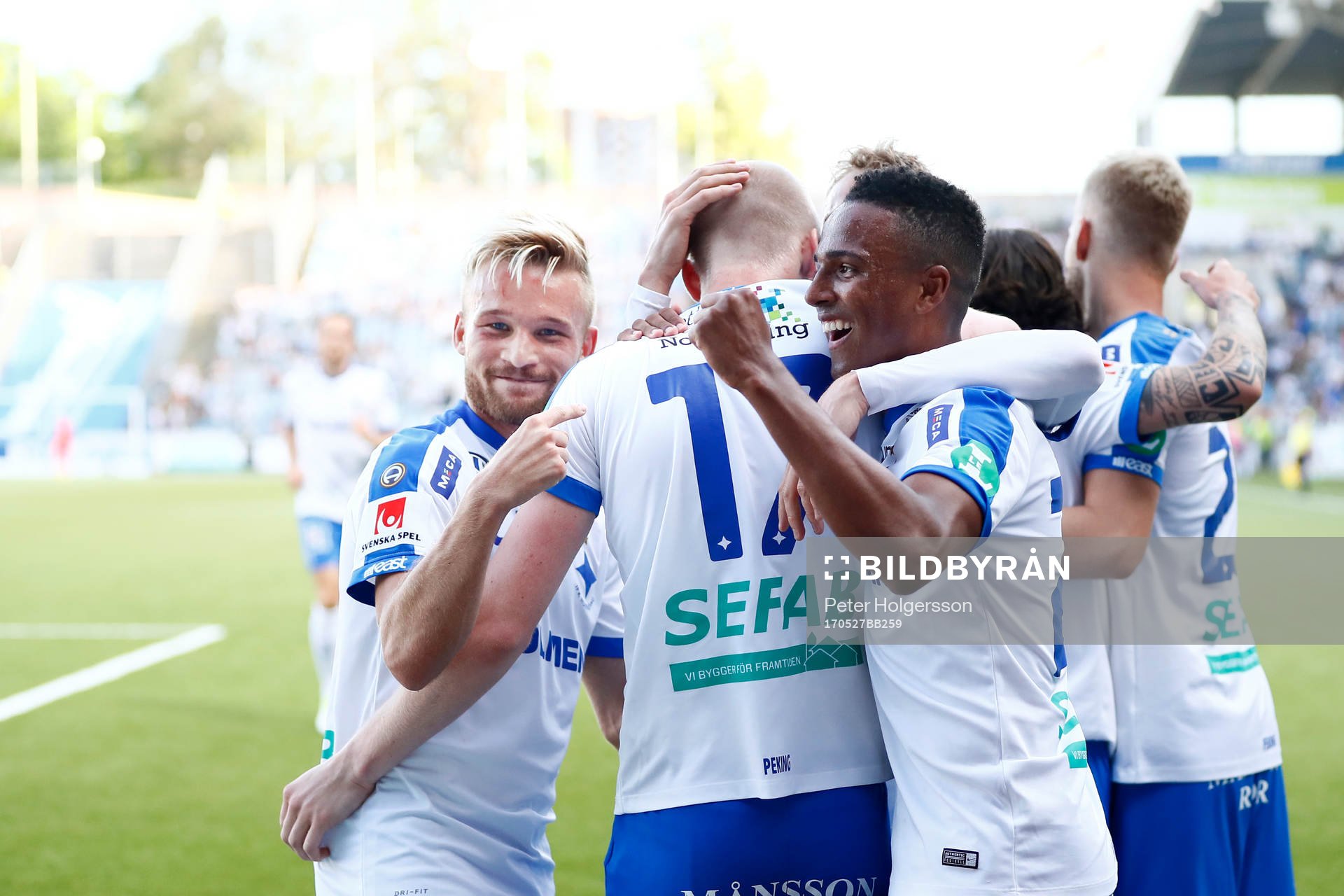 Norrköpings Nicklas Bärkroth, Karl Holmberg och Niclas