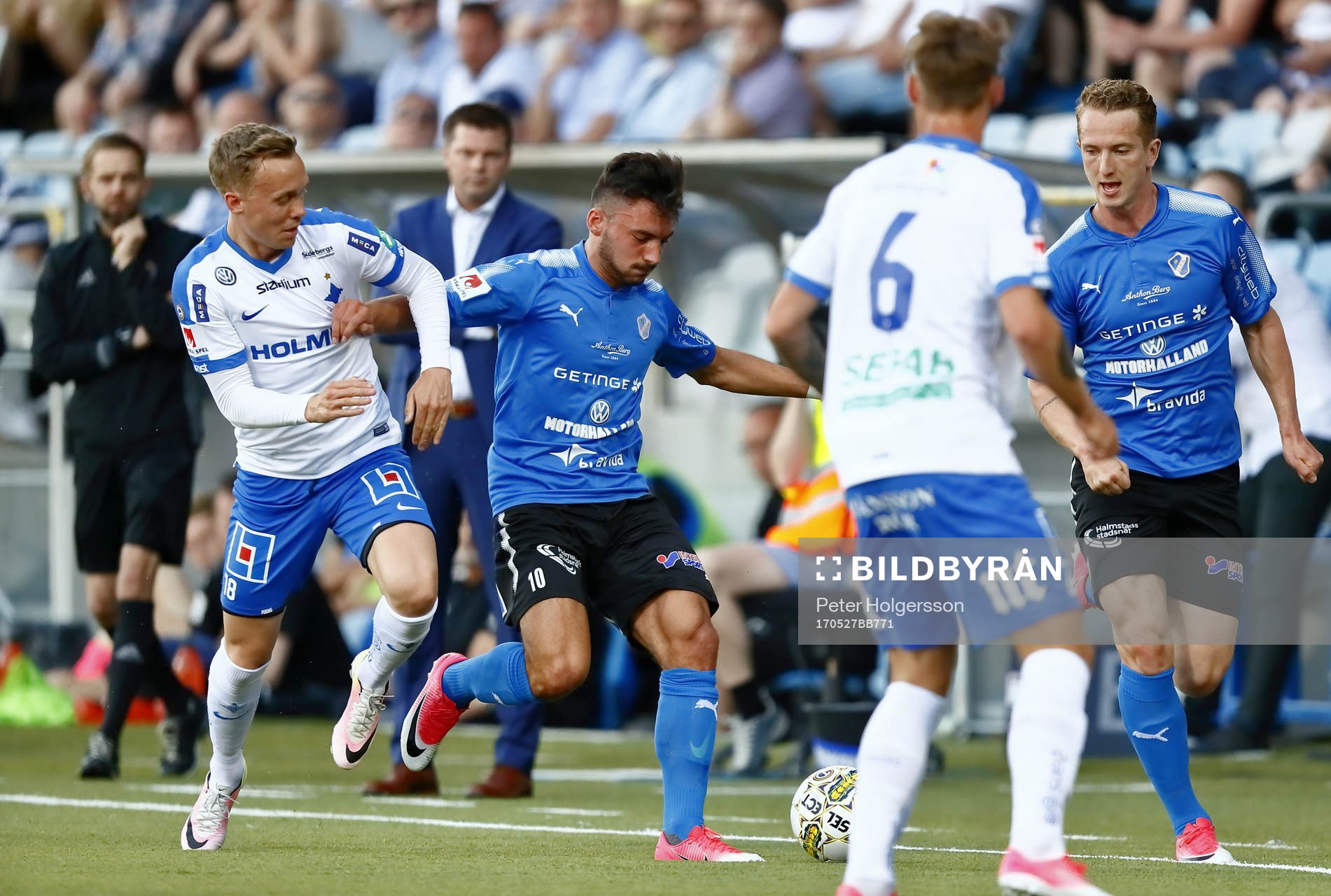 Norrköpings Gudmundur Thórarinsson och Halmstads Sead