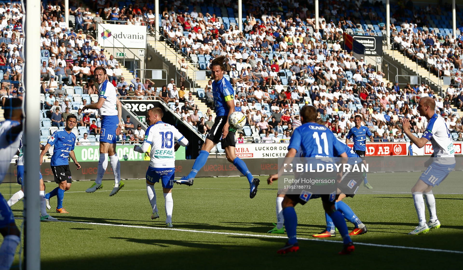 XXX under fotbollsmatchen i Allsvenskan mellan Norrköping