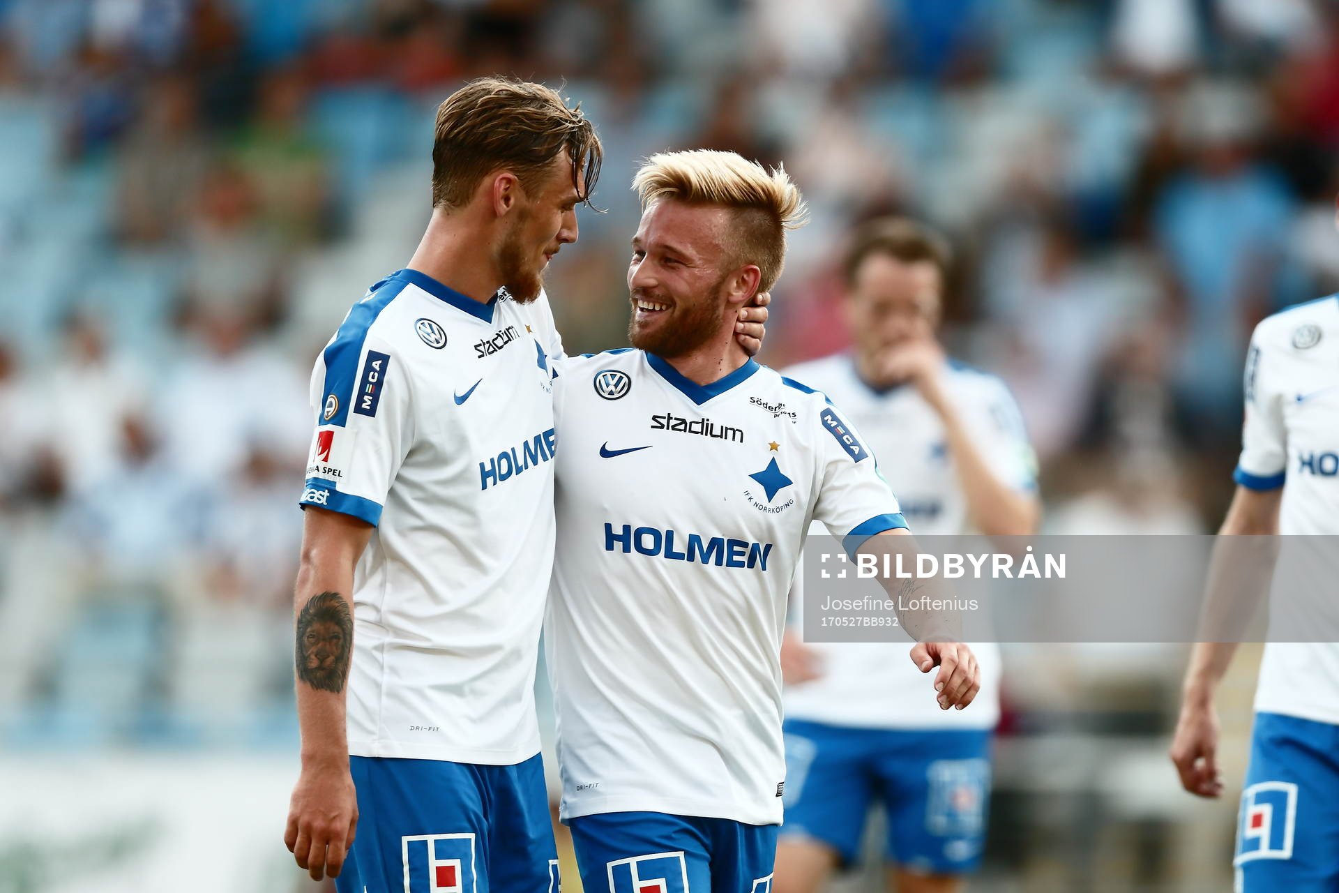Norrköpings Nicklas Bärkroth och Linus Wahlqvist