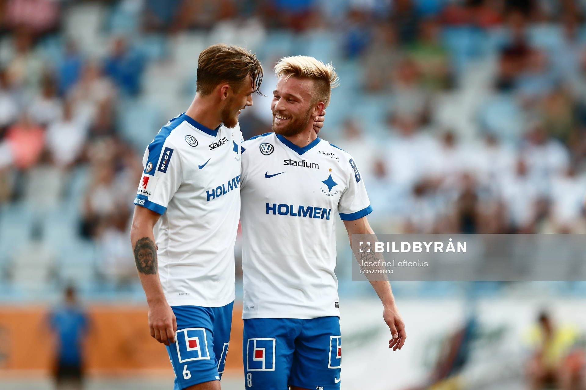Norrköpings Linus Wahlqvist och Nicklas Bärkroth