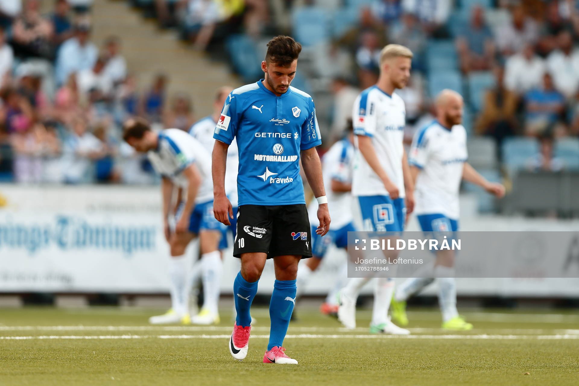 Halmstads Sead Haksabanovic deppar