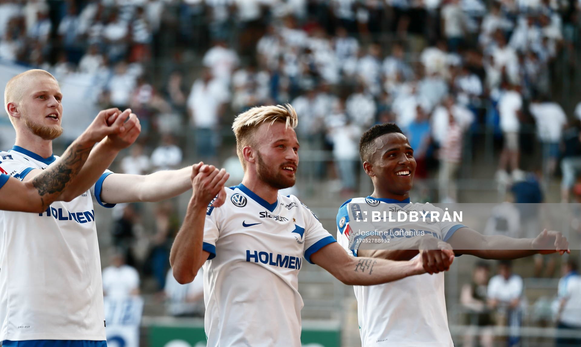 Norrköpings Kalle Holmberg, Nicklas Bärkroth och Niclas