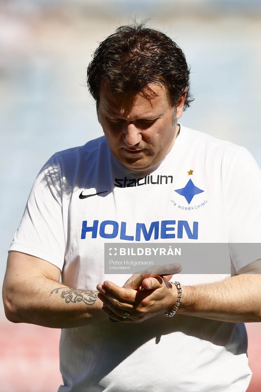 Jubileumsmatchen i fotboll mellan veteraner i Norrköping