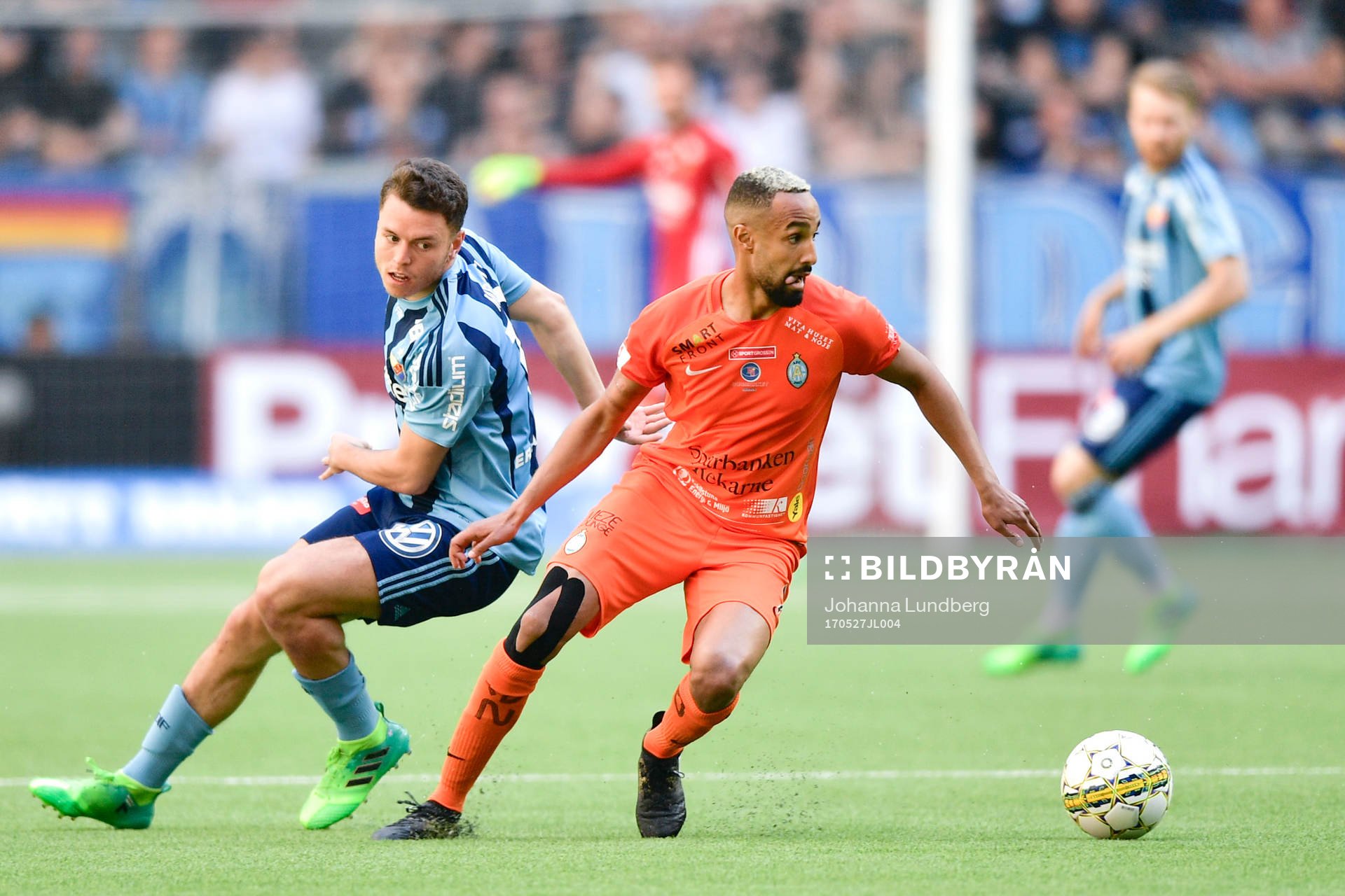 Djurgårdens Kerim Mrabti och AFC Eskilstunas Ferid Ali