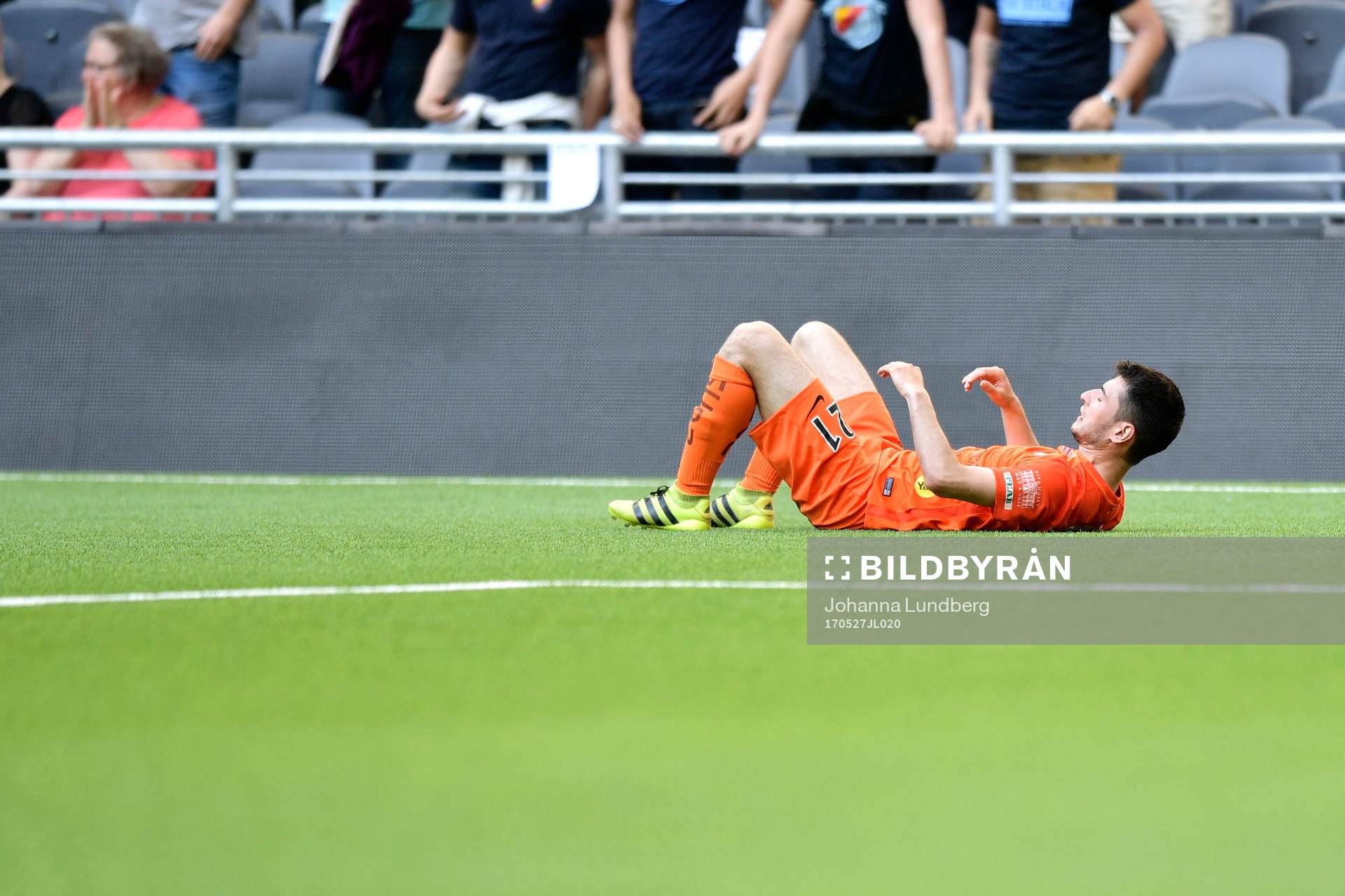 AFC Eskilstunas Ansel Raskaj deppar