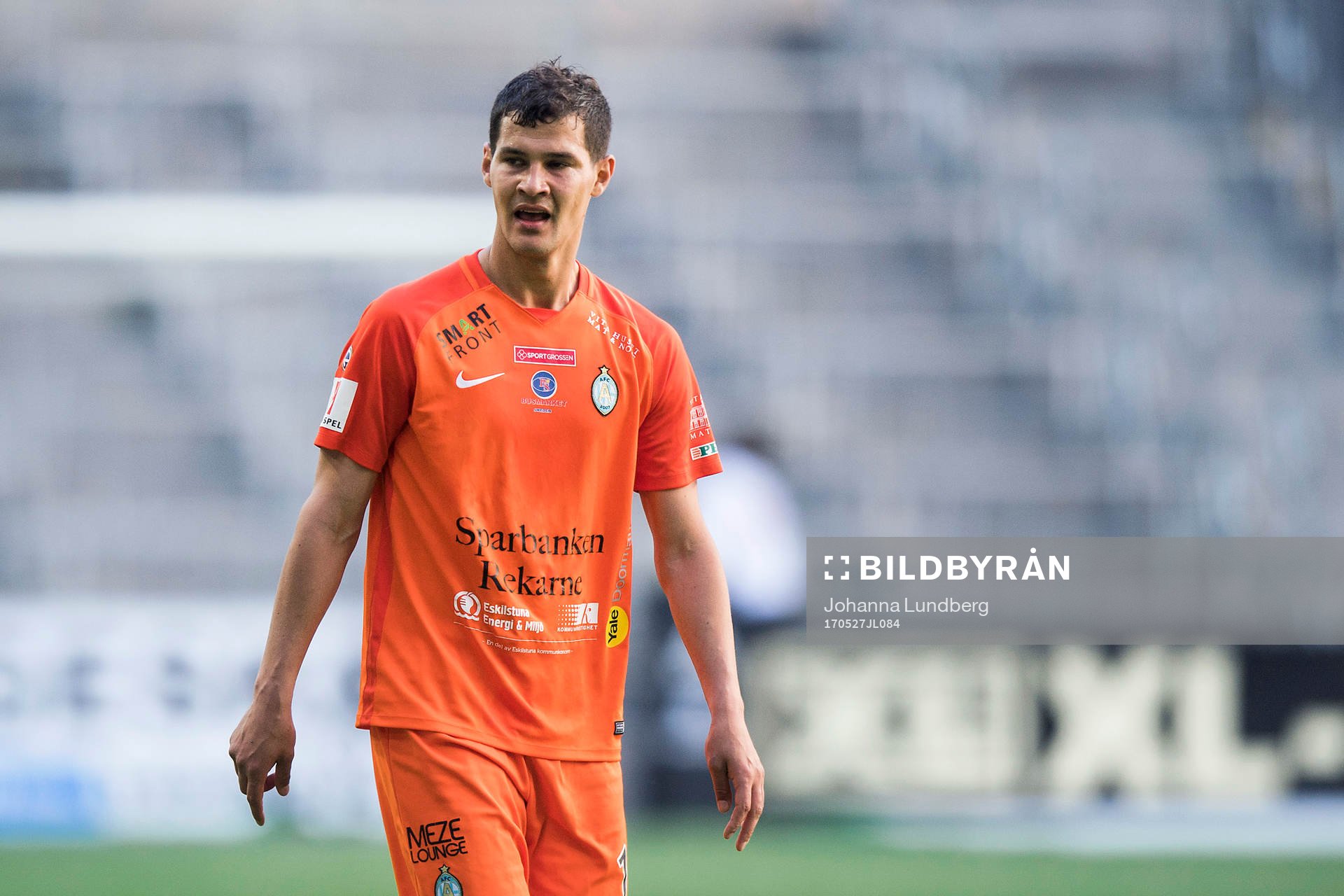 AFC Eskilstunas Mauricio Albornoz deppar