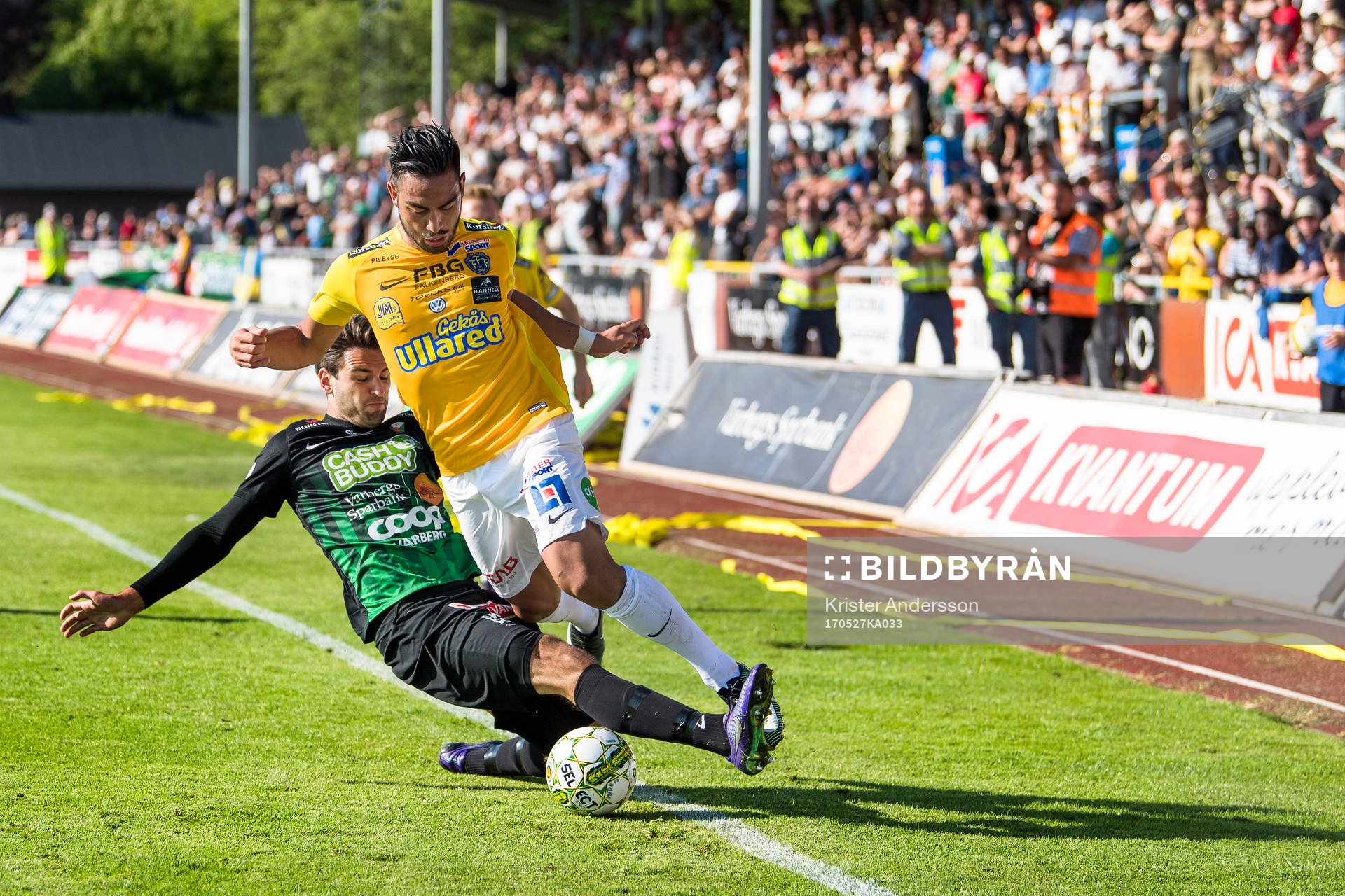 Varbergs Oliver Stanisic och Falkenbergs Amin Nazari
