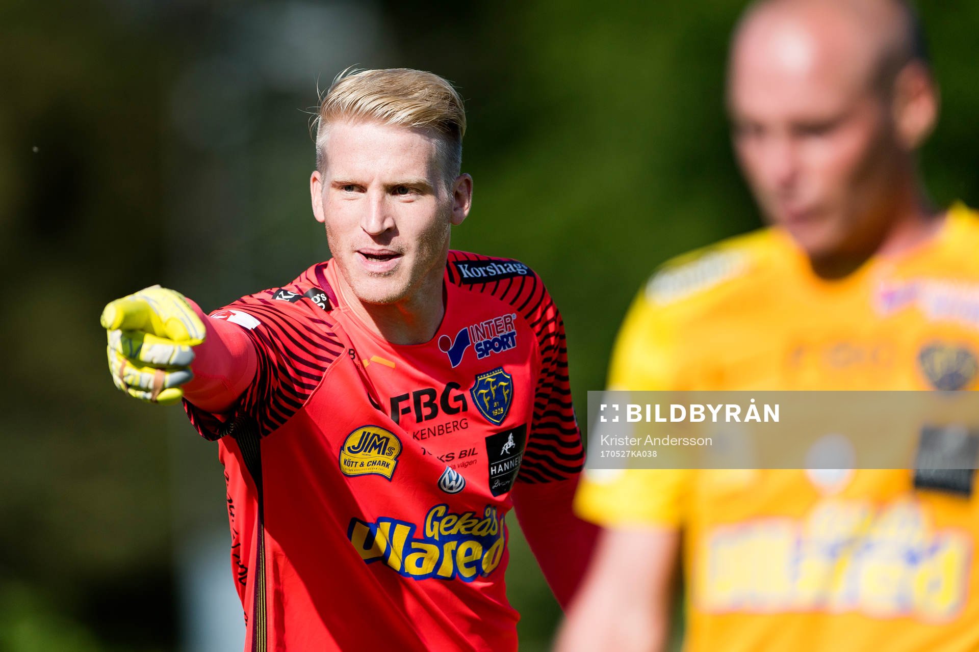 Falkenbergs målvakt Hampus Nilsson