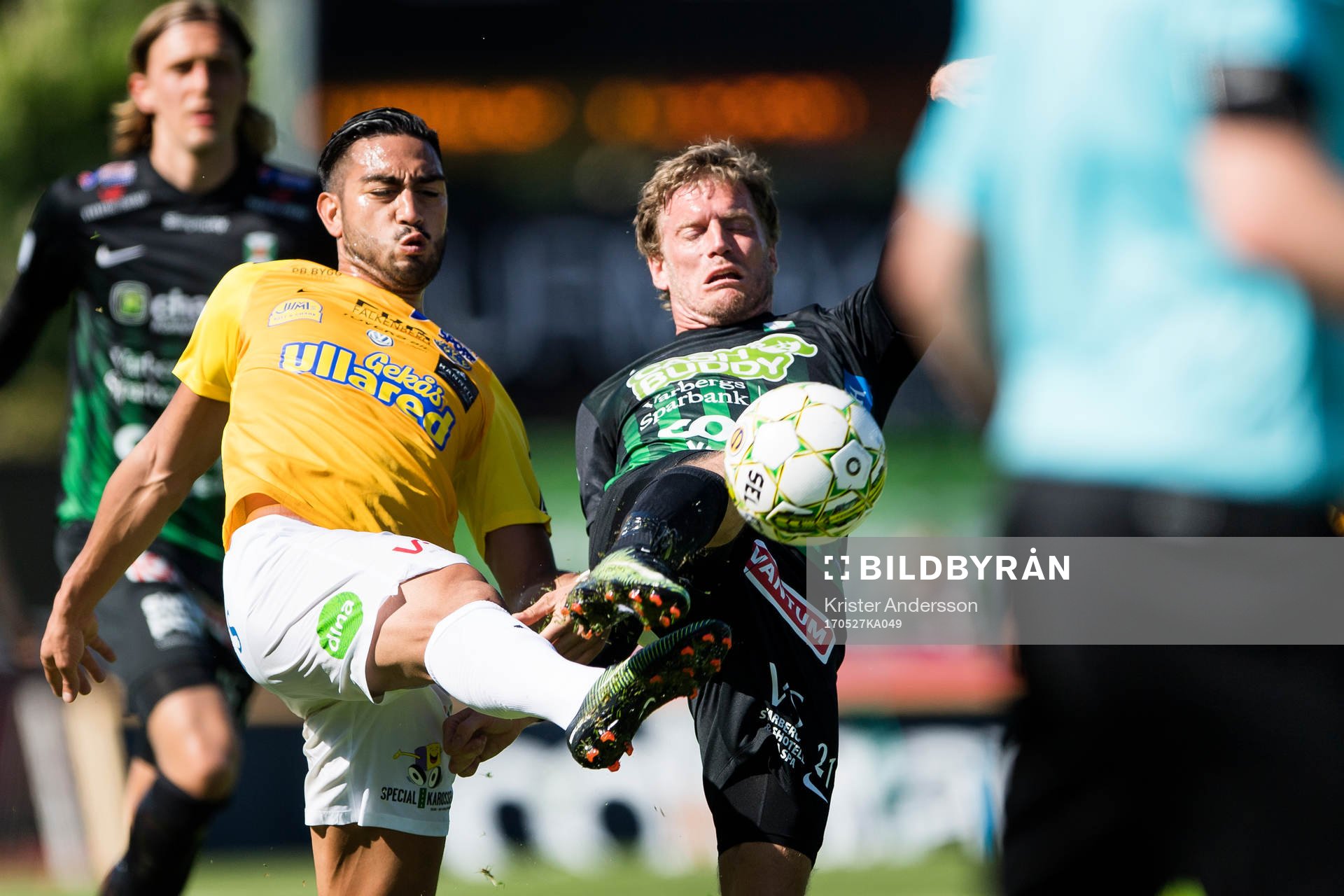 Falkenbergs Amin Nazari och Varbergs Karl Söderström