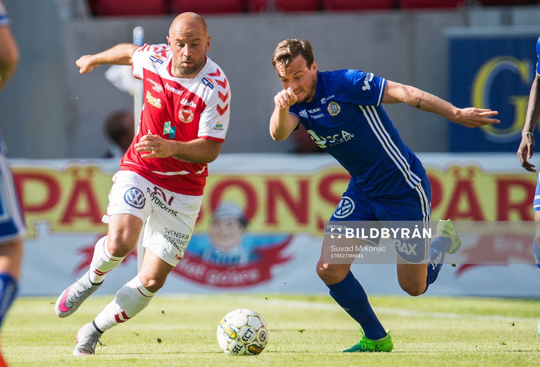 Kalmars Stefan Larsson och Sundsvalls Eric Larsson