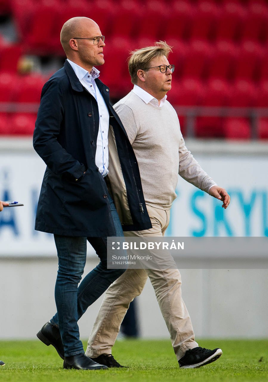 Sundsvalls tränare Joel Cedergren och Kalmars tränare