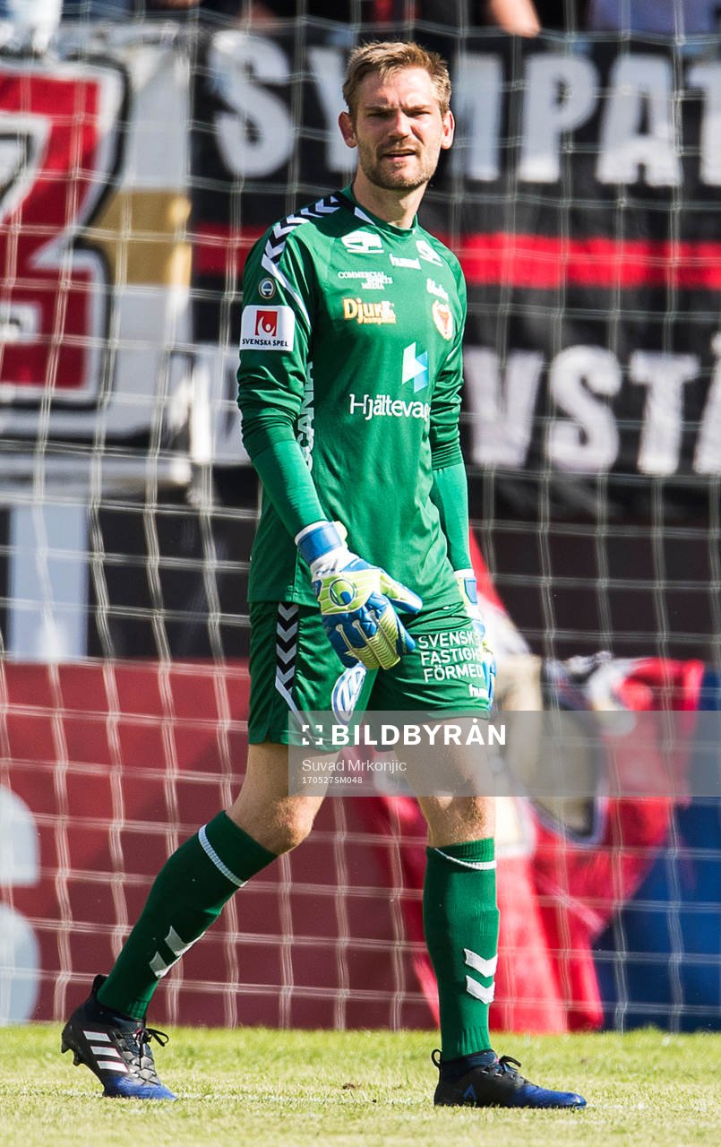 Kalmars målvakt Lucas Hägg-Johansson