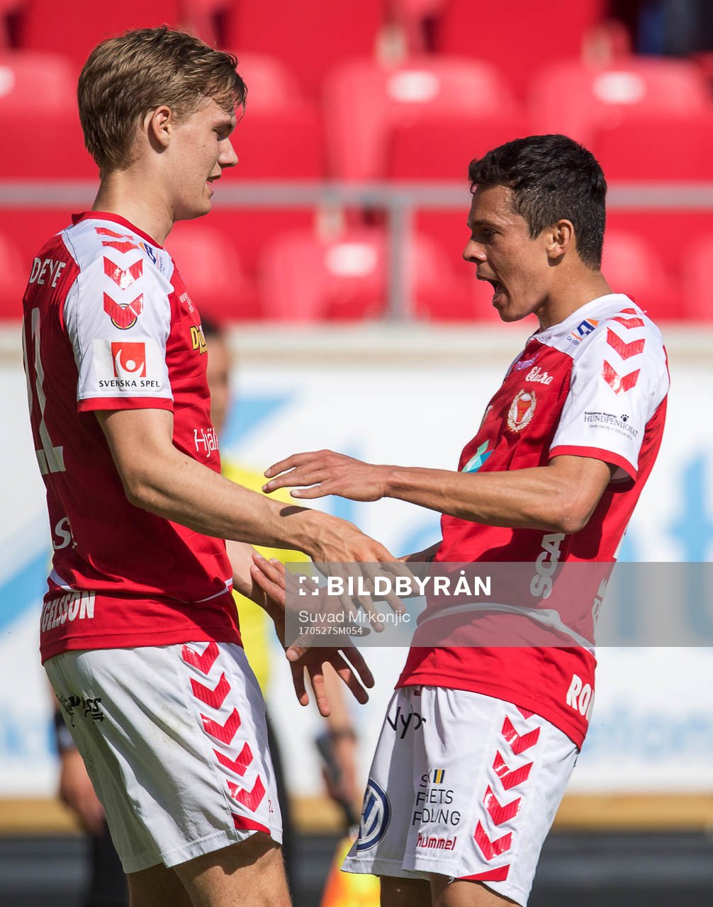 Kalmars Svante Ingelsson jublar